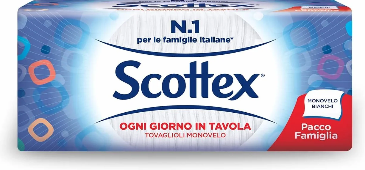 Scottex Tovaglioli Monovelo Famiglia 200 Pezzi FSC