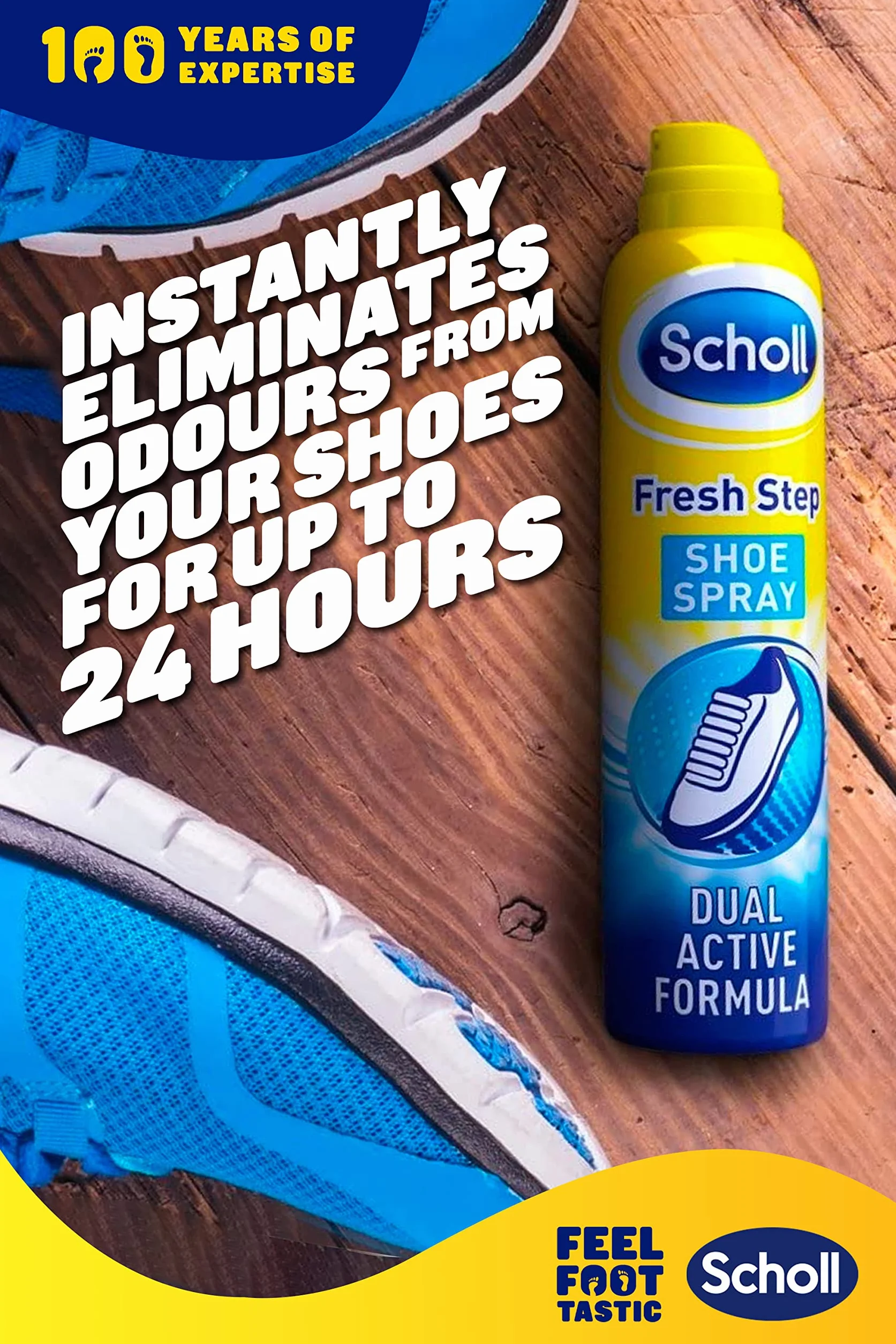 Scholl Fresh Step shoe spray 150 ml confezione da 4