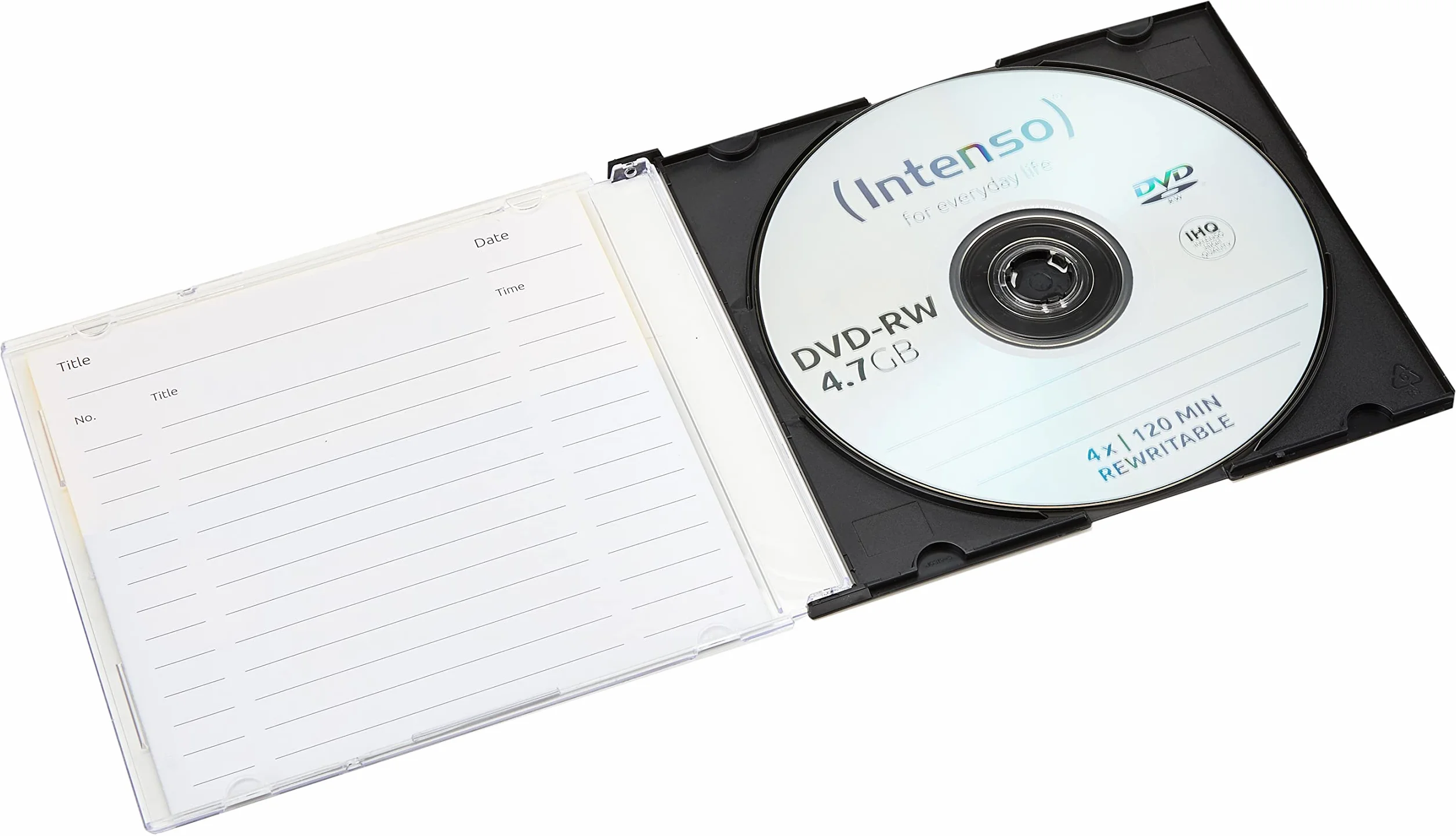 Intenso 4201632 Dvd-RW da 4.7 GB, Argento