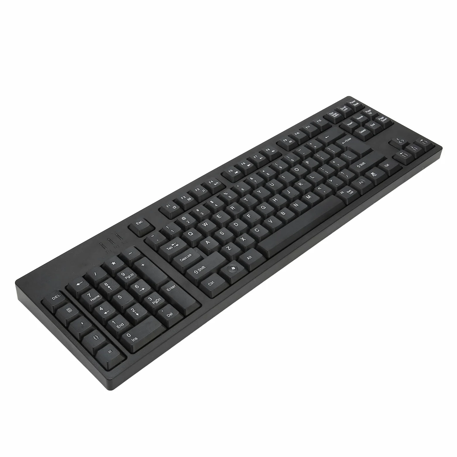 Alomejor Left Handed Keyboard with Ergonomic Layout | Connessione di tipo C, design a 109 tasti, plug and play, materiale ABS, adatto per utenti mancini