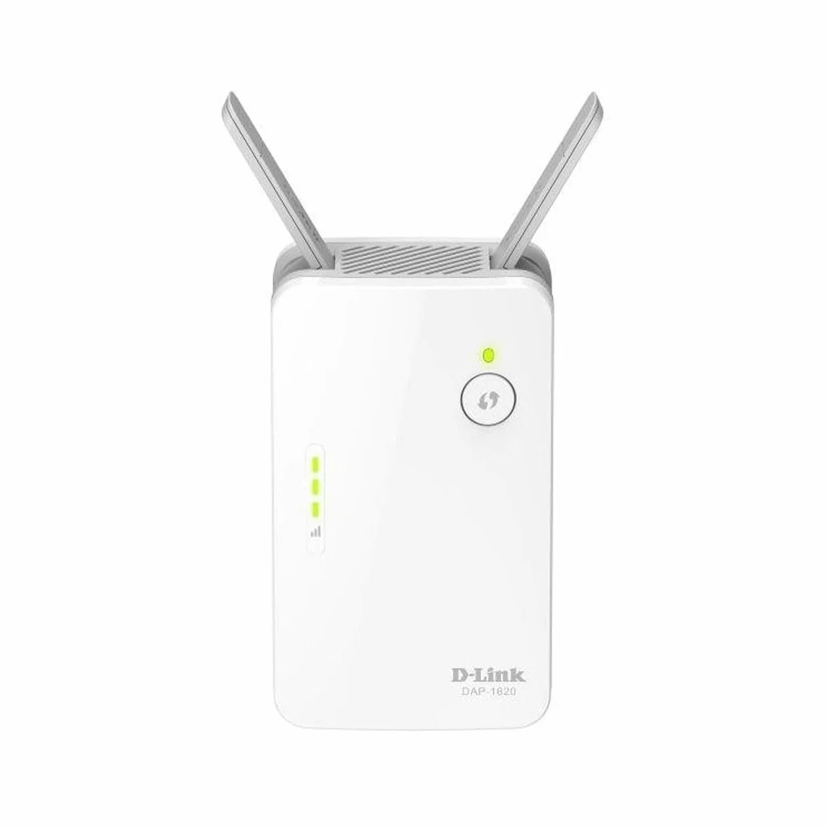 D-Link DAP-1620 Range Extender Universale/Ripetitore Wi-Fi AC1300, Dual Band, 2 Antenne Esterne a Scomparsa, 1 Porta Ethernet Gigabit 10/100/1000 Mbps, Pulsante WPS, Bianco