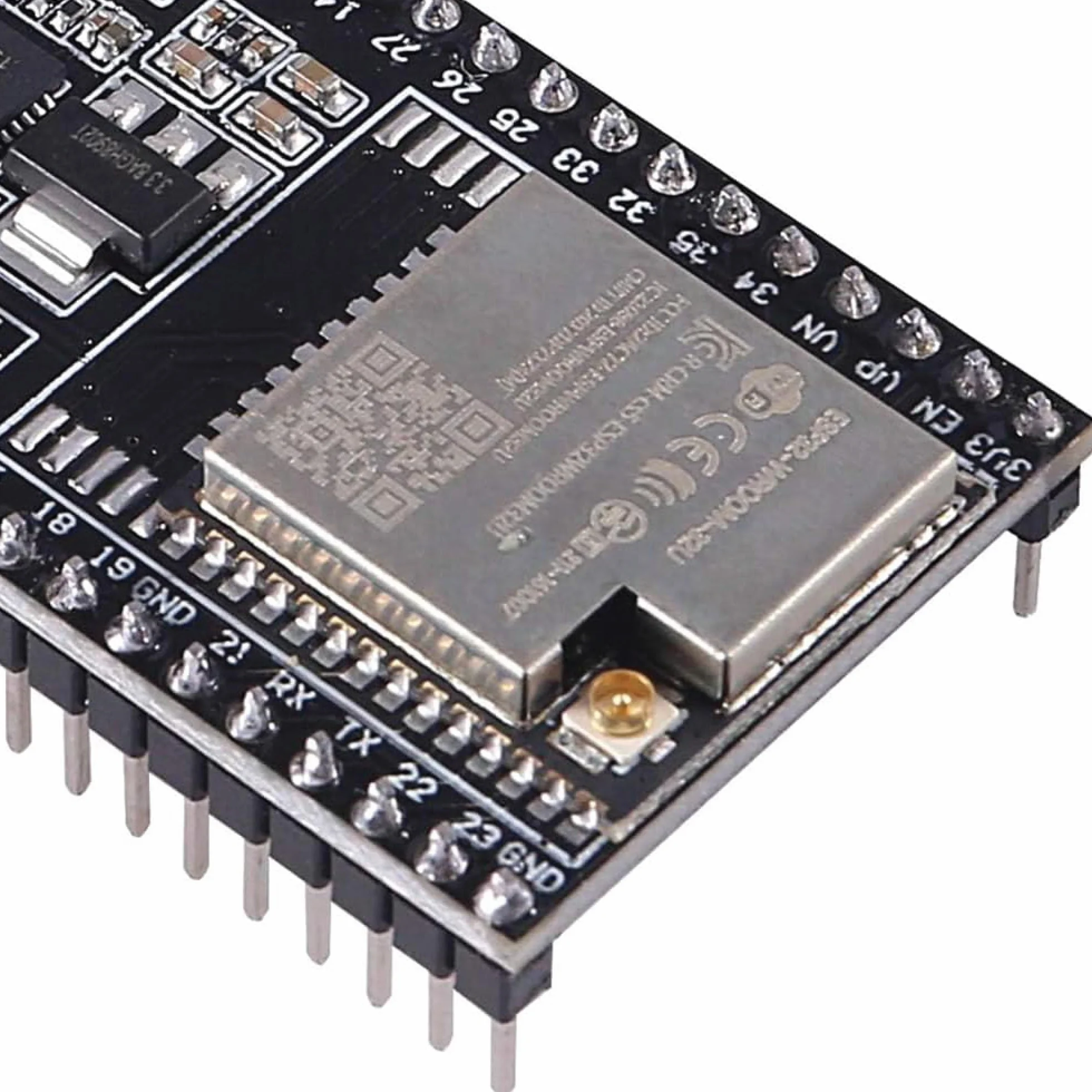 Scheda ESP32-DevKitC V4 USB-C con modulo ESP32-WROOM-32U con antenna esterna - WiFi, Bluetooth 4.2