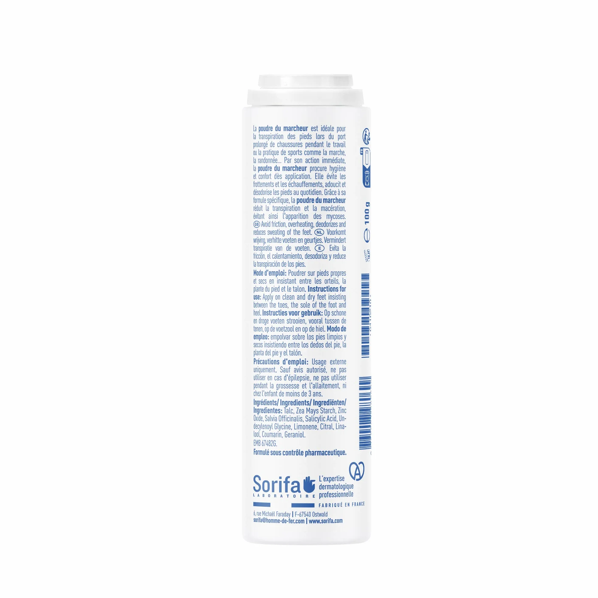 Walker Polvere antisudore assorbente 100 g