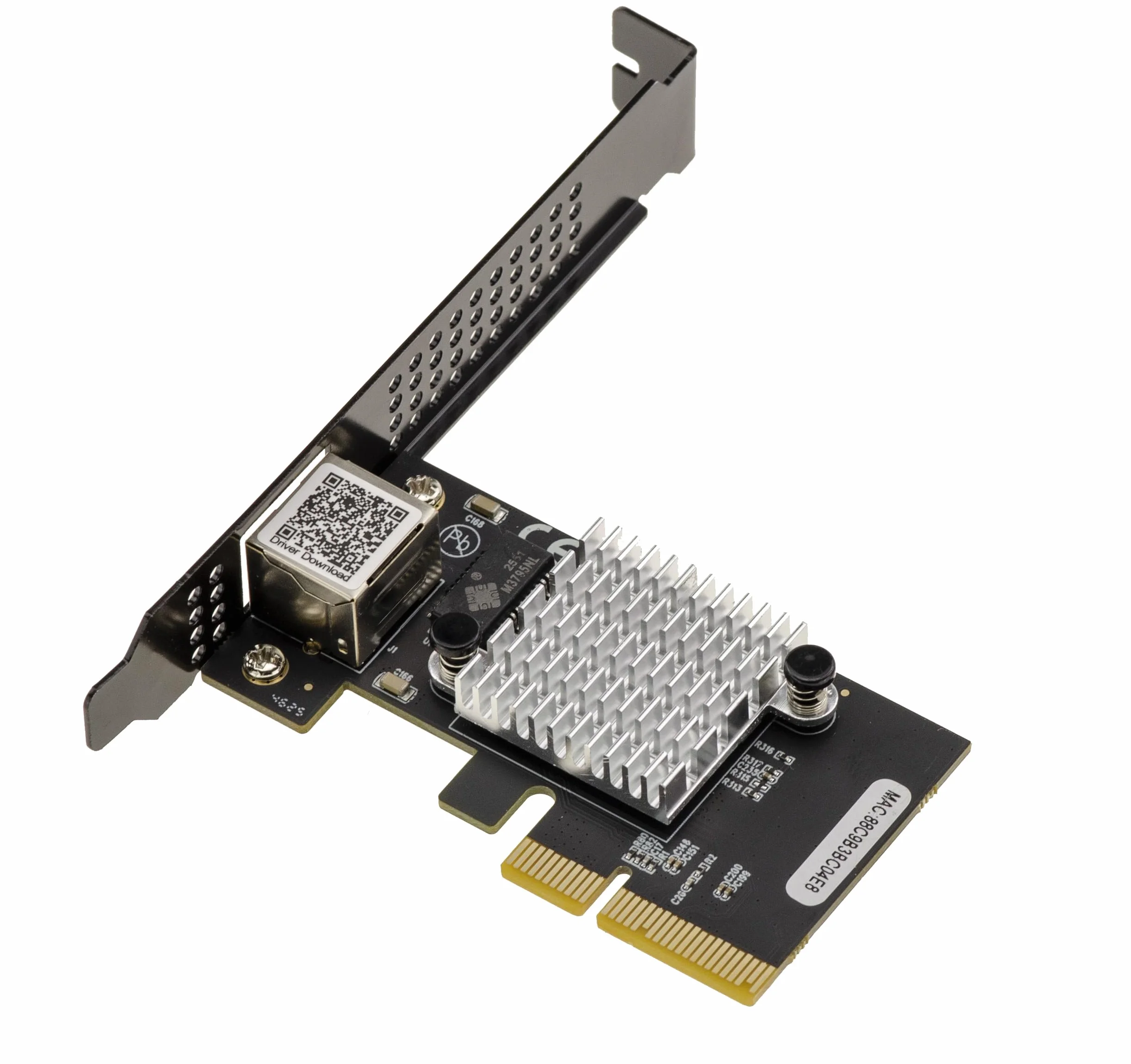 KALEA-INFORMATIQUE Scheda controller di rete PCIe x4 Gen 4.0 10 Gigabit Ethernet compatibile con 1G, 2.5G, 5G, 10G, connettore RJ45, chipset Realtek RTL8127, retrocompatibile con Gen 3.0