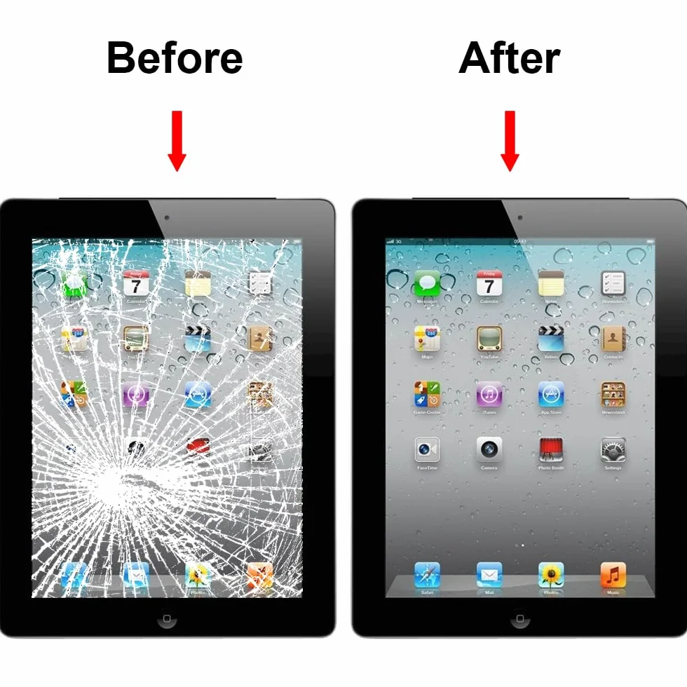 MMOBIEL Digitizer compatibile con iPad 5 2017 (nero) display touch screen da 9,7 pollici, con attrezzi inclusi