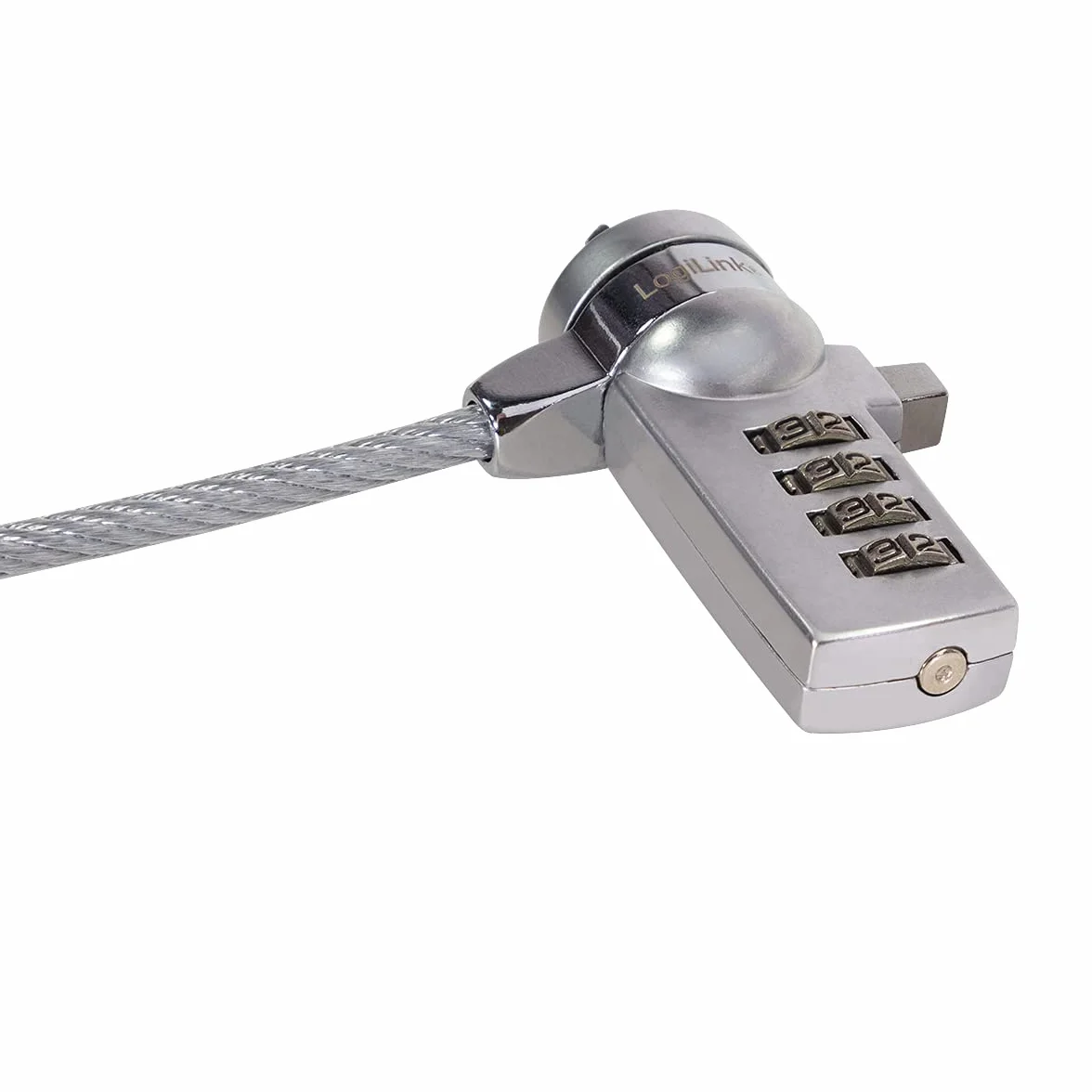 Logilink NBS002 - Lucchetto di sicurezza con codice numerico, 1,50 m