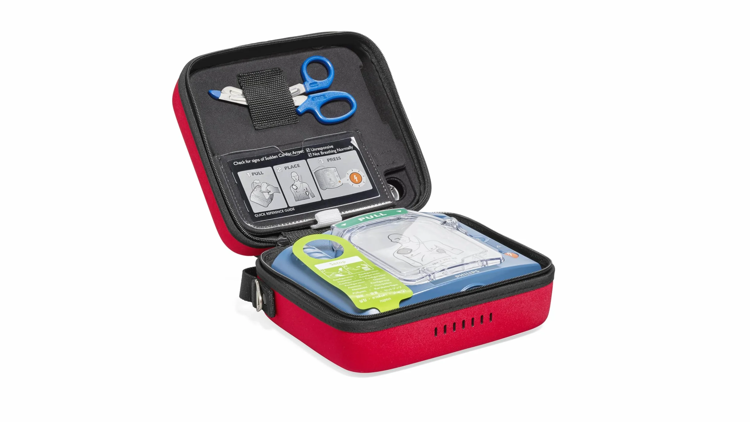 Defibrillatore Philips HeartStart HS1 M5066A-C02 custodia slim