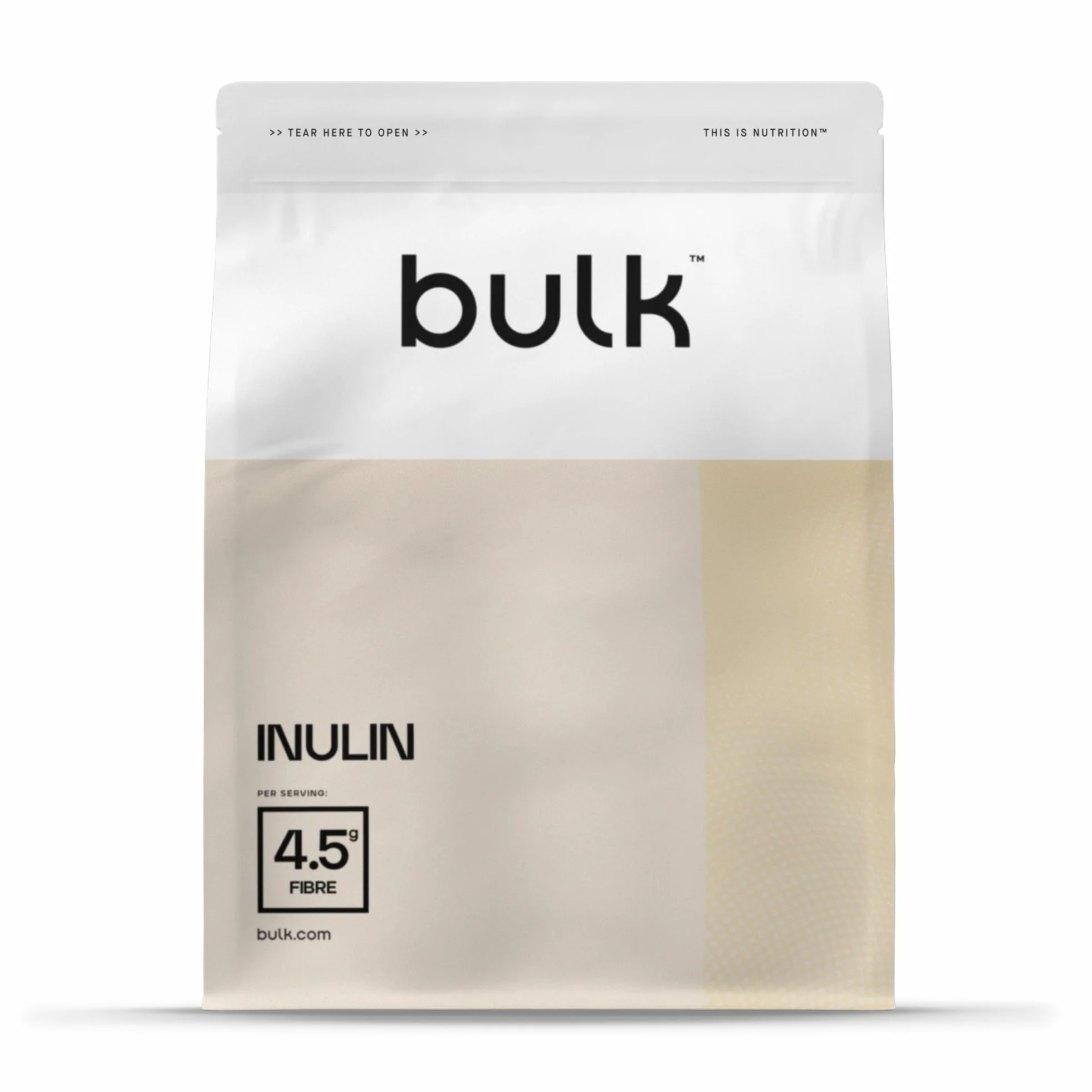 Bulk Inulina in polvere 500g 100 porzioni Alto tenore di fibre