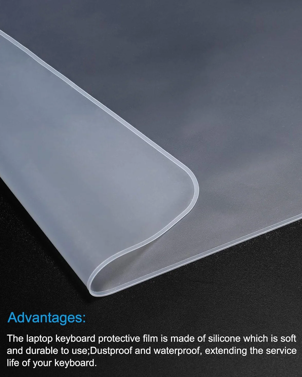 Copri Tastiera - 3 PCS Protezione Universale in Silicone per Tastiera di Computer Desktop