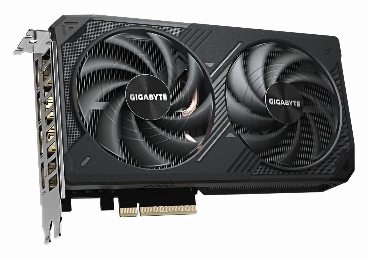 Gigabyte GeForce RTX 5060 Ti WINDFORCE OC 8G Scheda Grafica – 8 GB GDDR7, 128 bit, PCI-E 5.0, 2587 MHz Frequenza del core, 3 x DisplayPort, 1 x HDMI, GV-N506TWF2OC-8GD