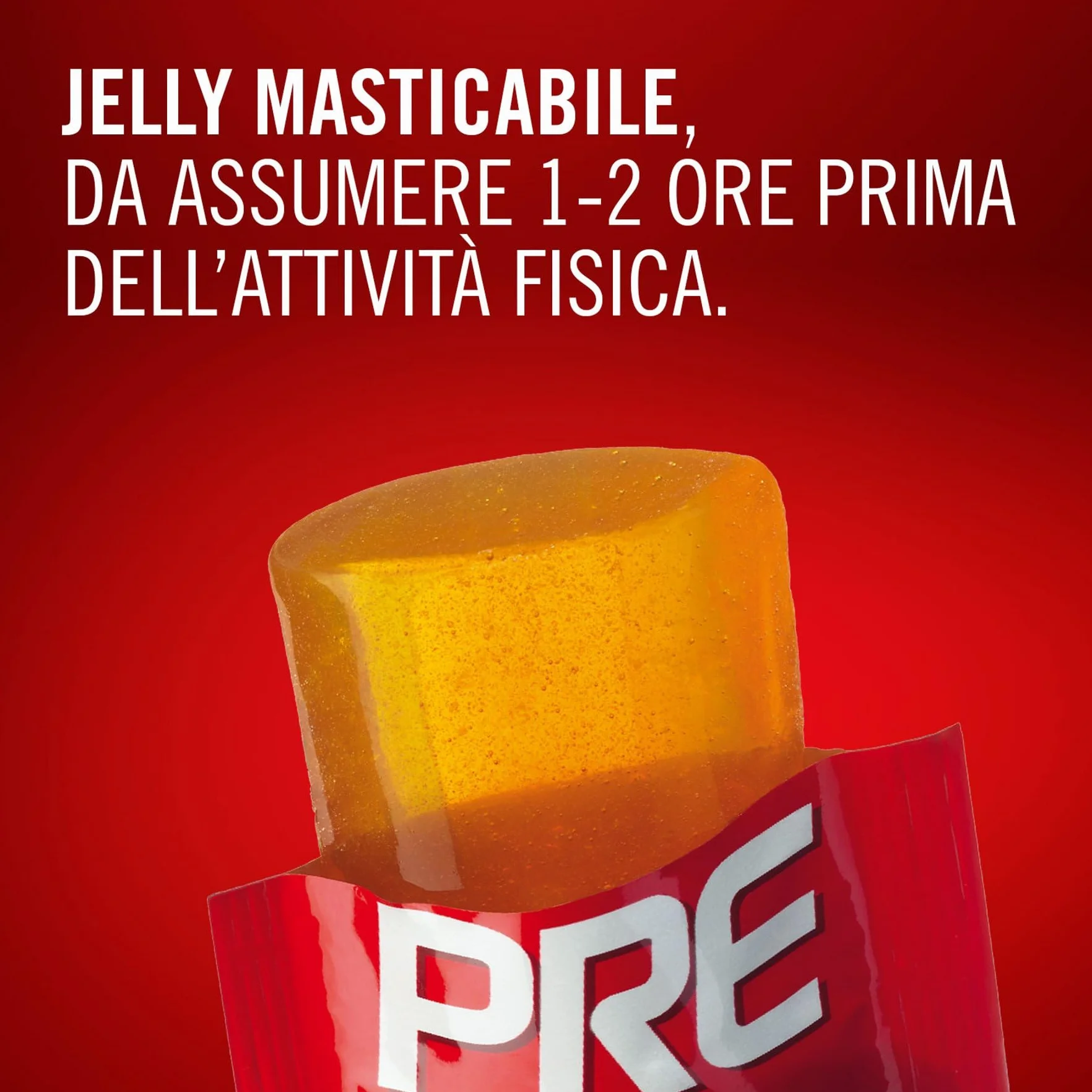 Enervit Pre Sport Arancia Gelatina Energetica 45g 5 Pack Senza Glutine Vegan