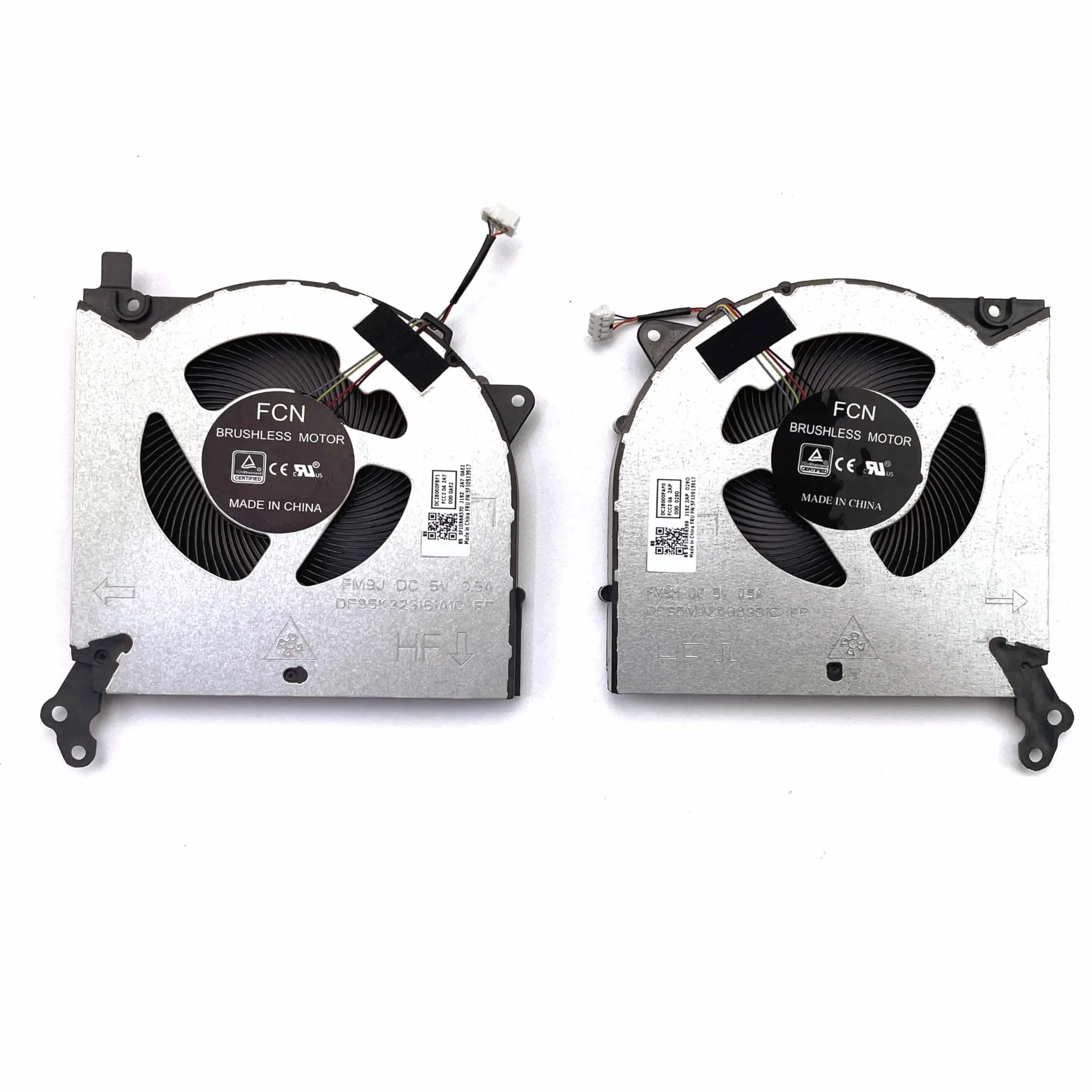 BestParts Sostituzione originale della ventola di raffreddamento CPU+GPU per Lenovo Legion 5 (15 ″, 05, 2020), P/N: 5F10S13917 5F10S13914, per Legion 5-15IMH05H (Tipo: 81Y6)