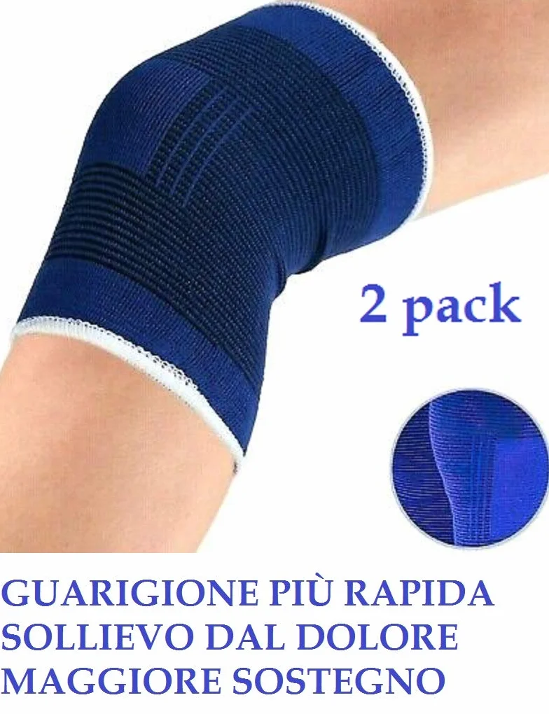 V&AMYA Ginocchiera sportiva ad alta compressione per legamenti rotula menisco - 2 pezzi