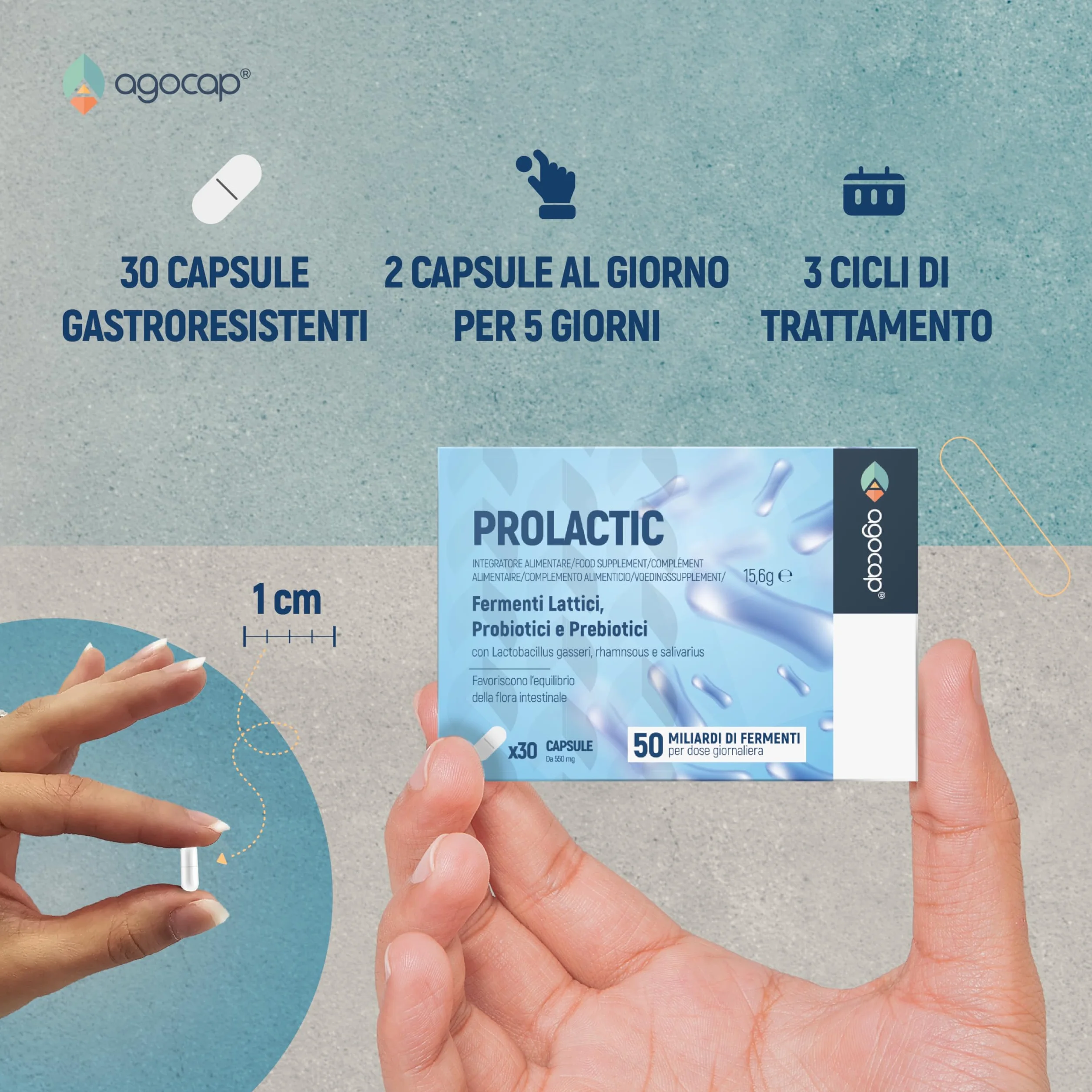 Probiotici 50 MLD CFU Lactobacillus Gasseri Salivarius Rhamnosus Fermenti Lattici Prebiotici Multi Enzimi