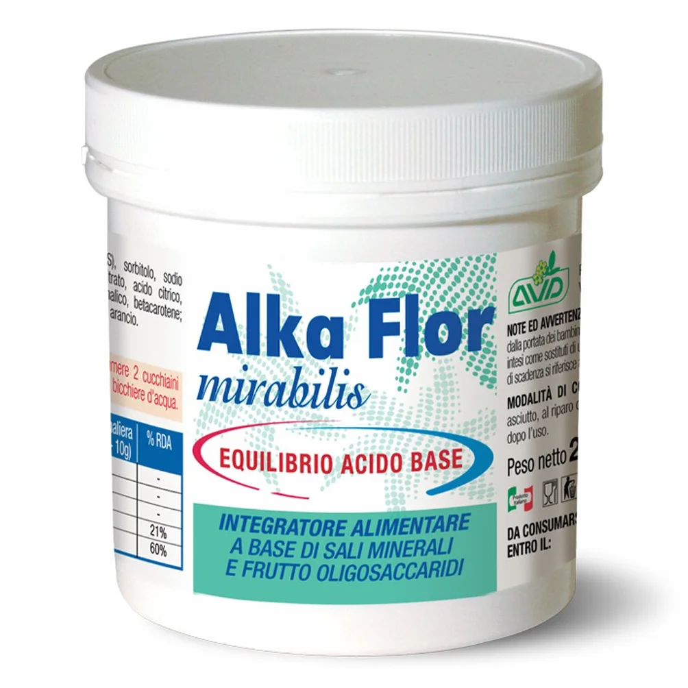 ALKA FLOR 200 Gr Alcalinizzante Polvere Equilibrio Acido-Basico Made in Italy