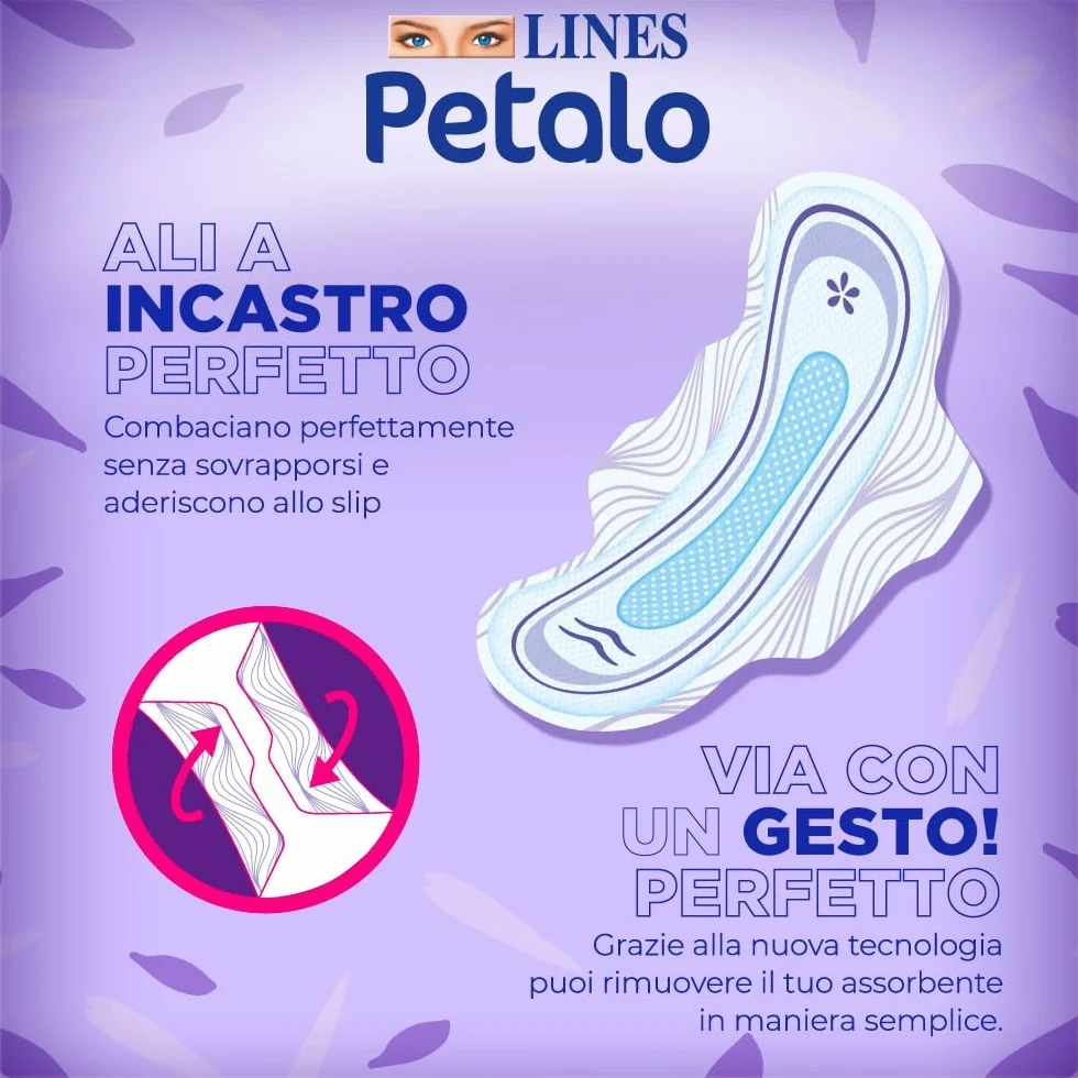 Lines Assorbenti Ali Petalo Ultra, Confezione da 12