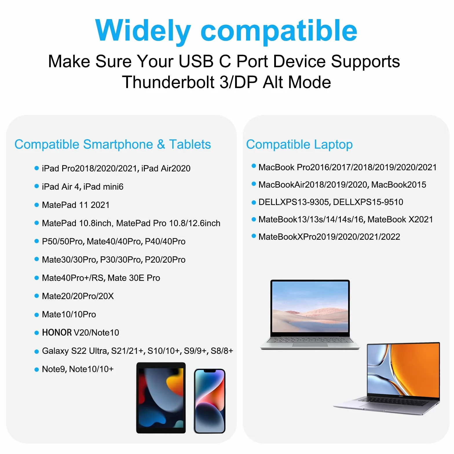 Adattatore da USB C (Thunderbolt 3) a VGA, Adattatore da Maschio 3.1 Type-C a Femmina VGA, Compatibile con MacBook Pro 2019/2020/2021, MacBook Air, iPad Pro, Samsung Galaxy