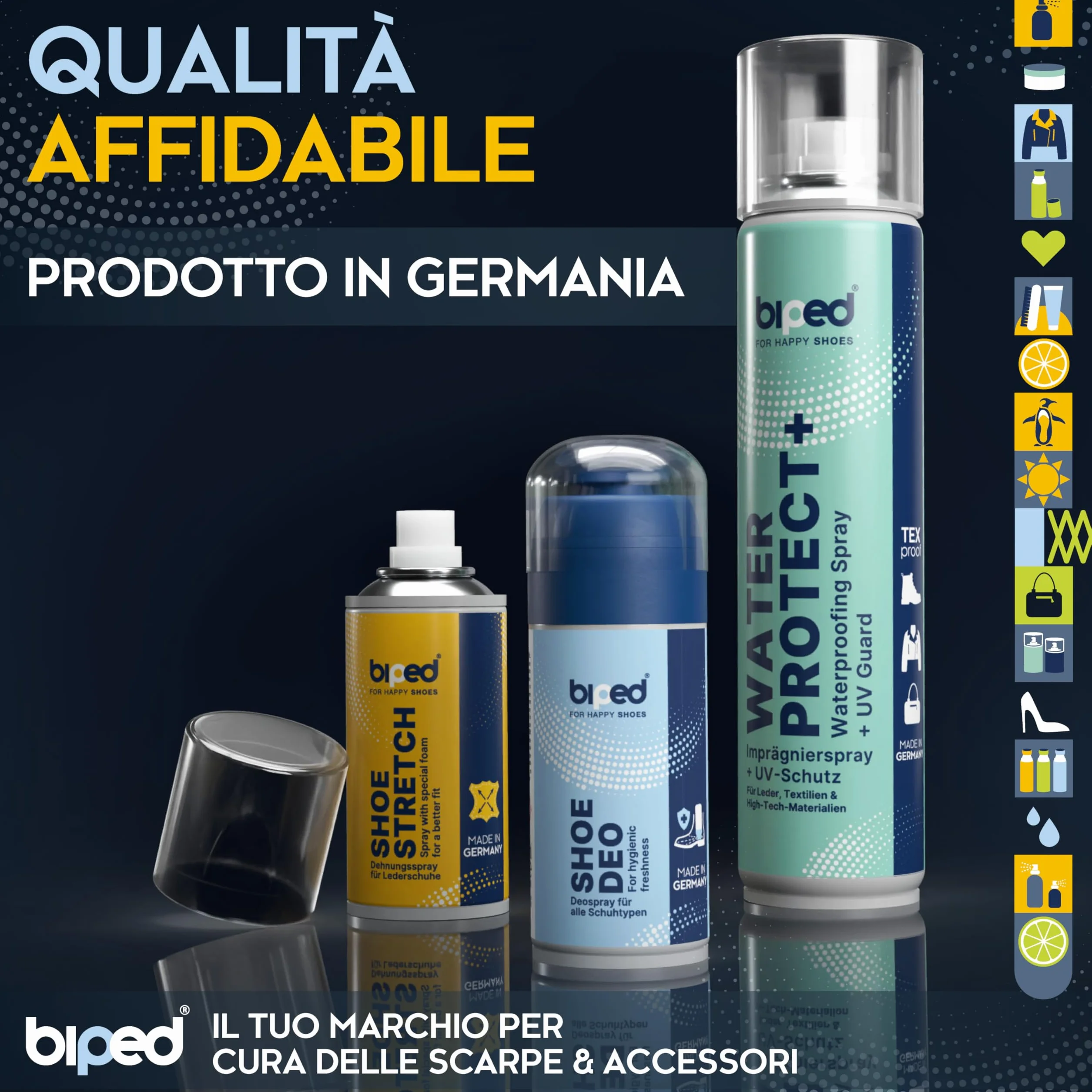 biped SHOE DEO spray deodorante scarpe antibatterico 100 ml