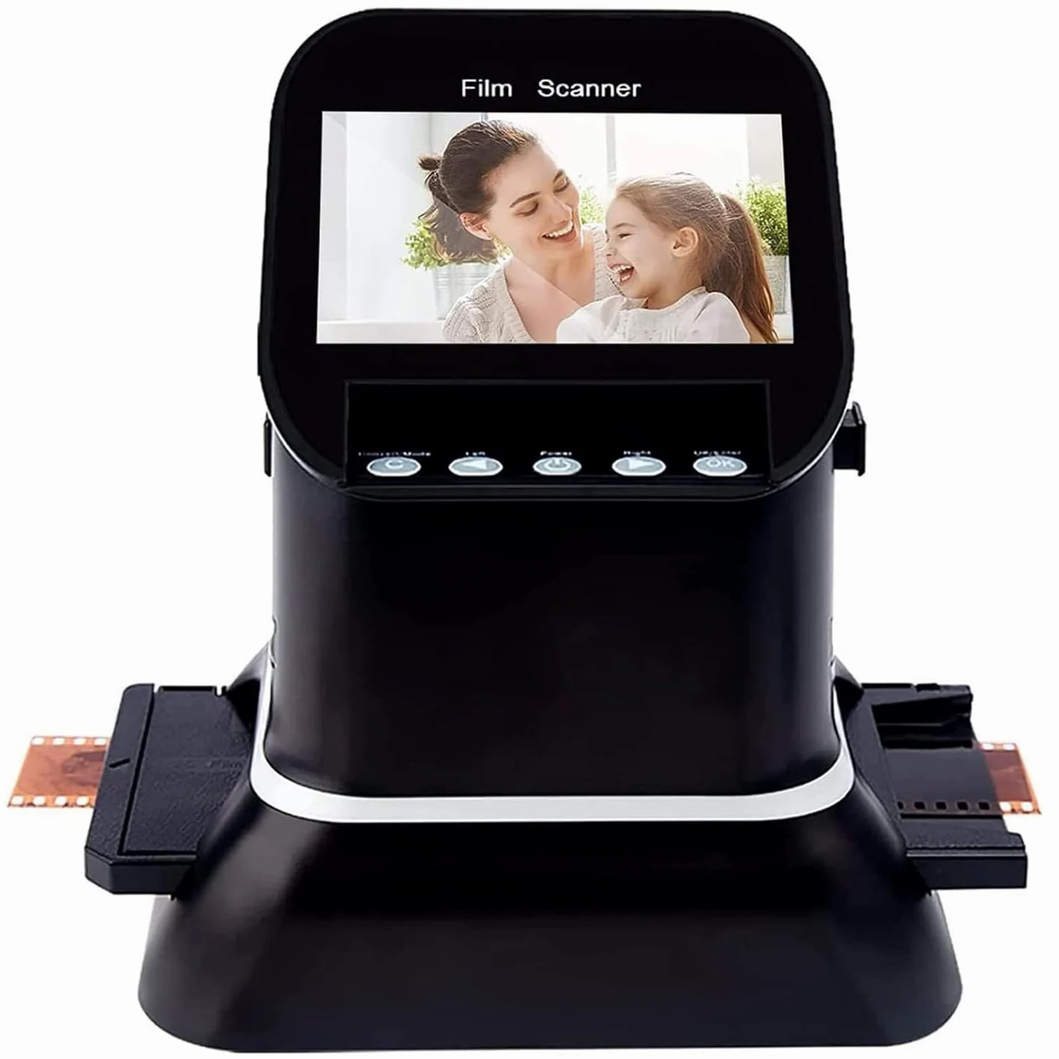 Scanner per pellicole digitali, convertitore di pellicola ad alta risoluzione 120, schermo LCD 1080P, converte 35 mm, 135, 126, 127 negativi e diapositive in digitale JPEG