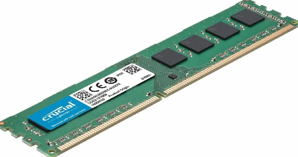 Crucial RAM CT51264BD160B 4GB DDR3 1600 MHz CL11 Memoria Desktop Verde