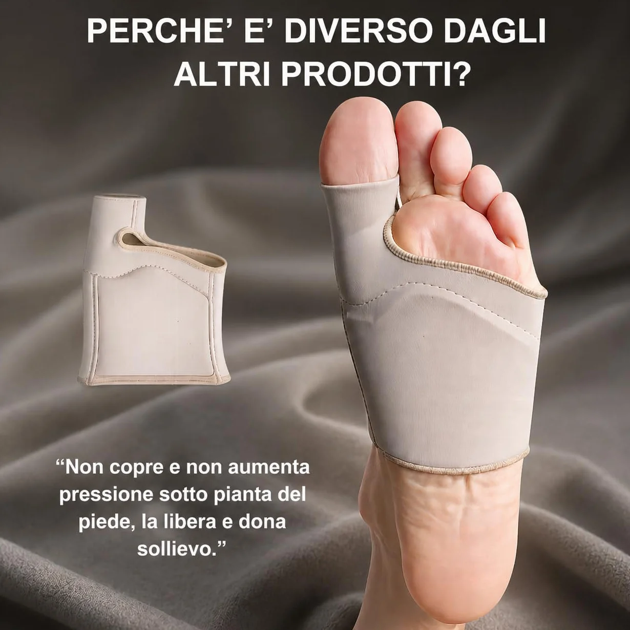 Tutore Podologico per Metatarsalgia AriaPad-T Cuscinetto Metatarsale Scarico Pressorio 2 Pezzi Small (35-40)
