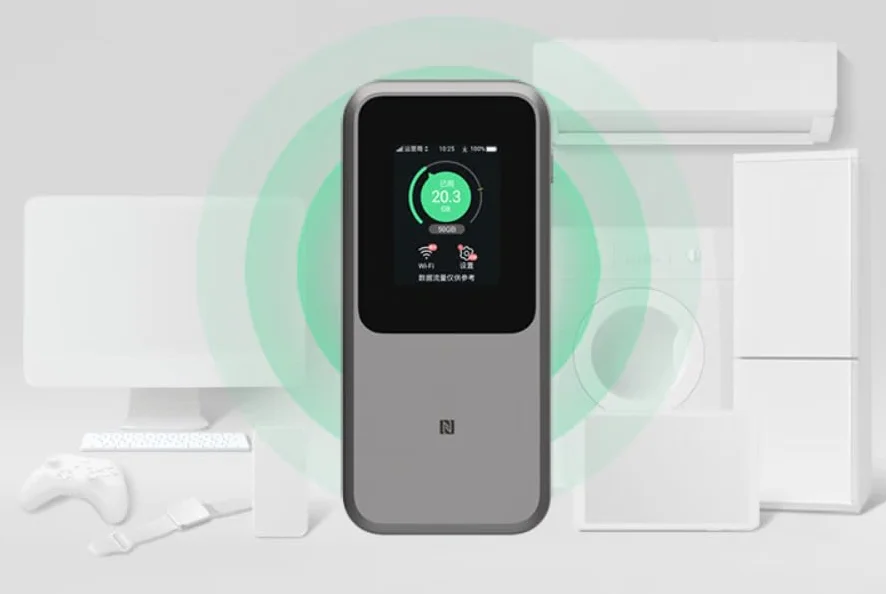 ZTE U50 Pro 5G Portable WiFi 6 3600Mbps Hotspot Router con slot per scheda SIM 10000mAh 27W Ricarica Rapida