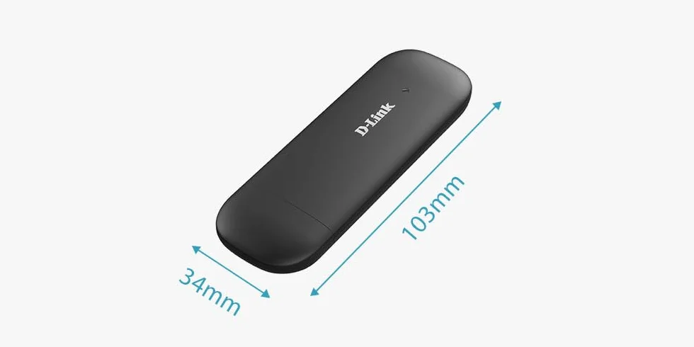 D-Link DWM-222/R Chiavetta Internet USB 4G LTE 3G HSPA+ Nero Antracite