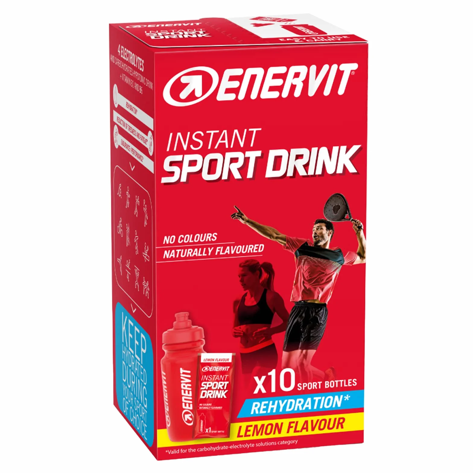Enervit Instant Sport Drink Limone Sali Minerali Carboidrati 10 Buste 16g