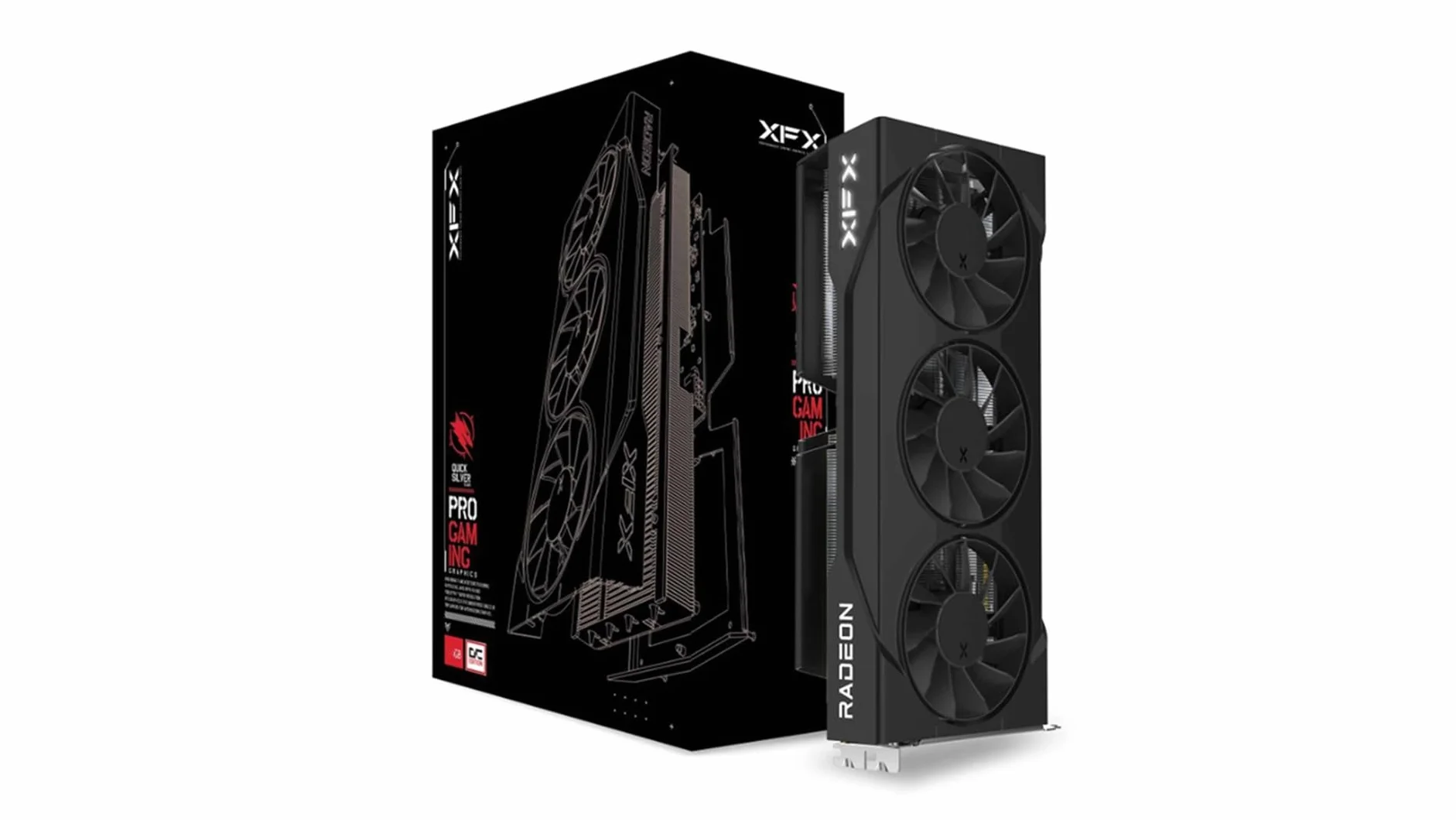 XFX Swift AMD Radeon RX 9060XT OC Triple Fan Gaming Edition con 16GB GDDR6 HDMI 2xDP, AMD RDNA™ 4 (RX-96TS316B7)