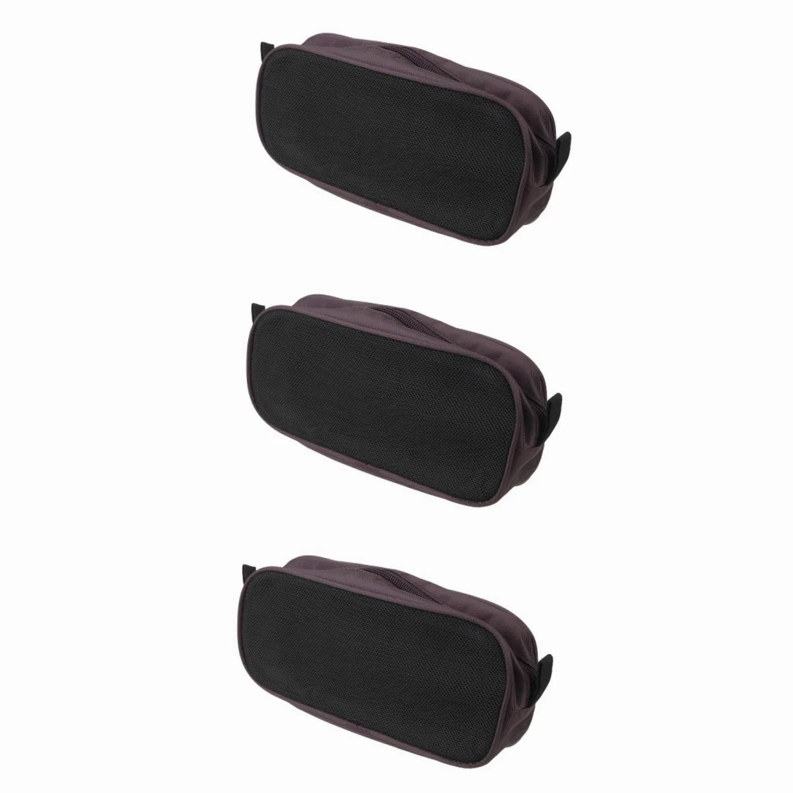 UKCOCO 3 Pezzi Di Custodia Per Cavi in ​​nylon Con Chiusura A Cerniera Per Organizer Elettronico Da Viaggio Essenziale
