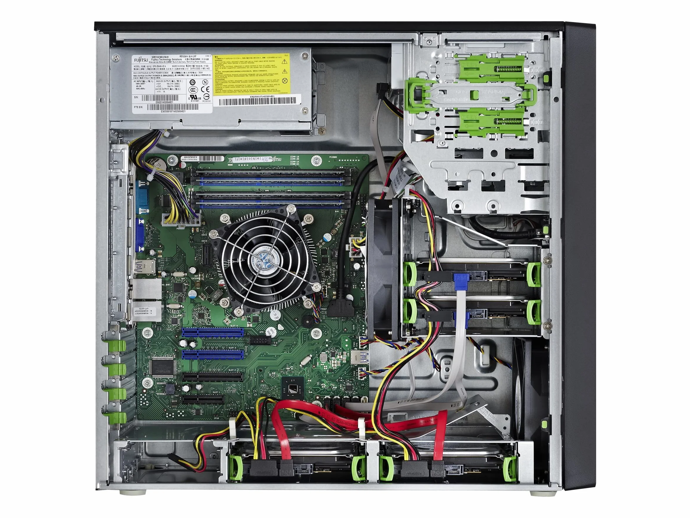 FUJITSU PRIMERGY TX1310 M1 Server Intel Xeon E3-1226 16GB RAM 2x 3TB SATA RAID Windows Server 2019