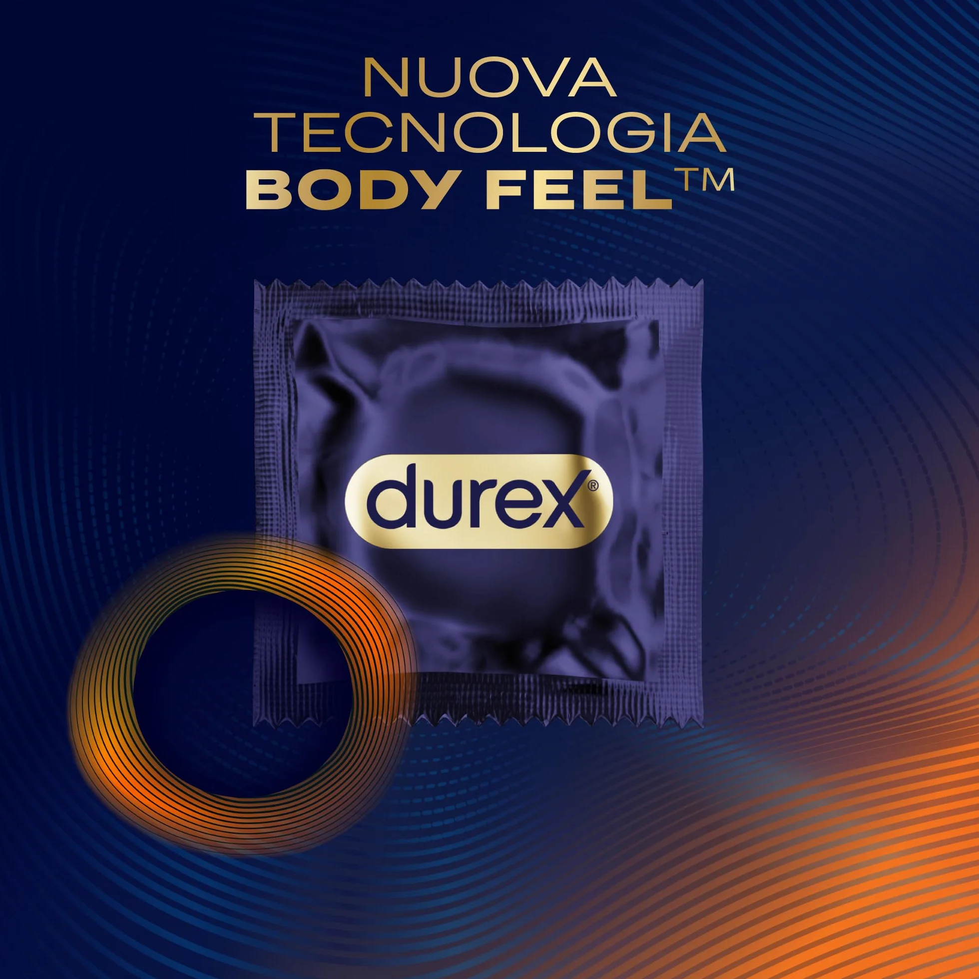 Durex Nude Sensation Preservativi in Nitrile Ultra Sottili Extra Lubrificati 10 Profilattici