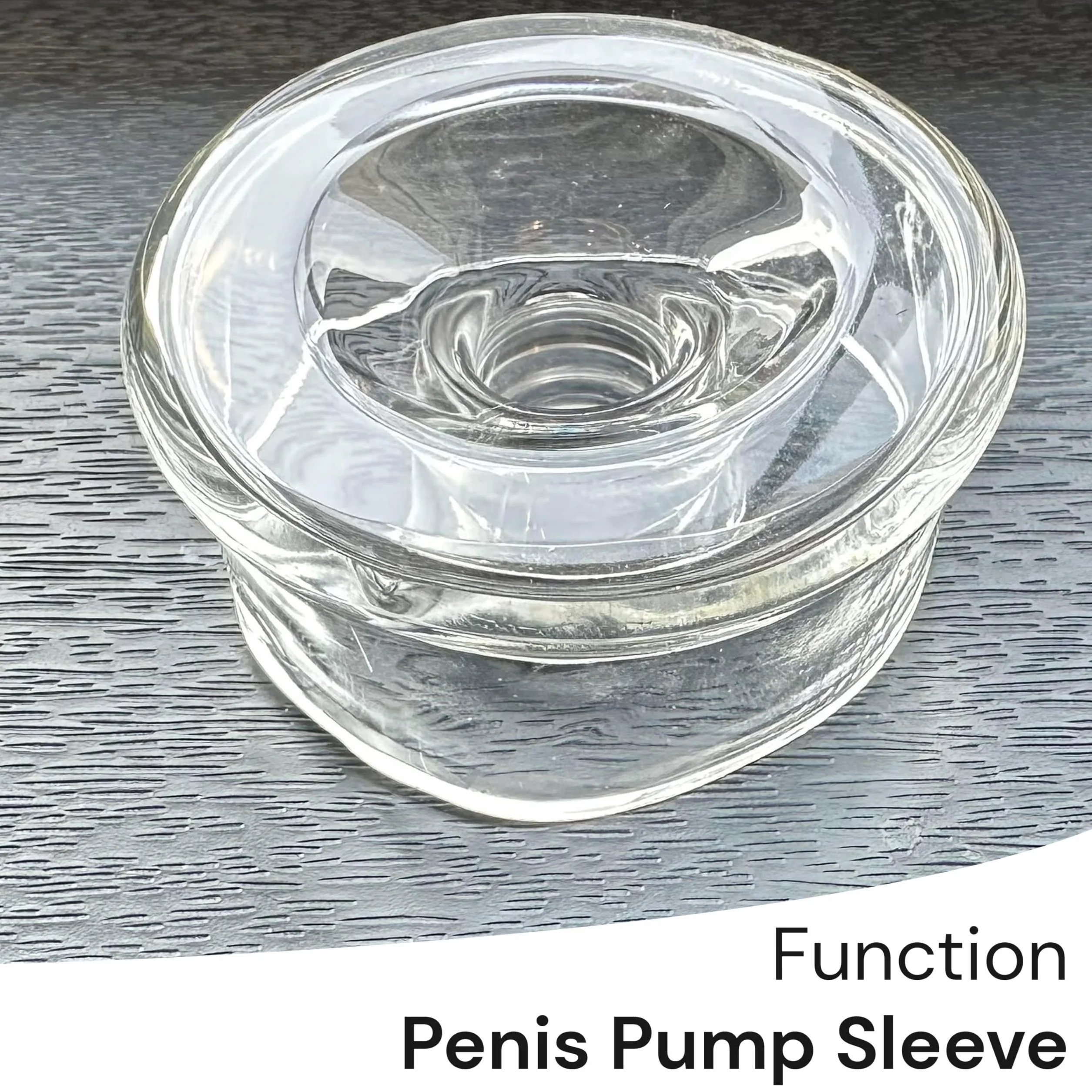 Manicotto per pompa pene TPE morbido flessibile bianco 3cm x 7,5cm FOPS P02-5