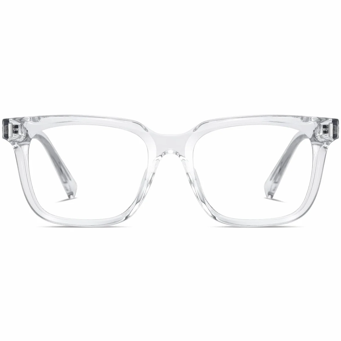 Occhiali blocco luce blu TR90 Square montatura moda per uomo donna