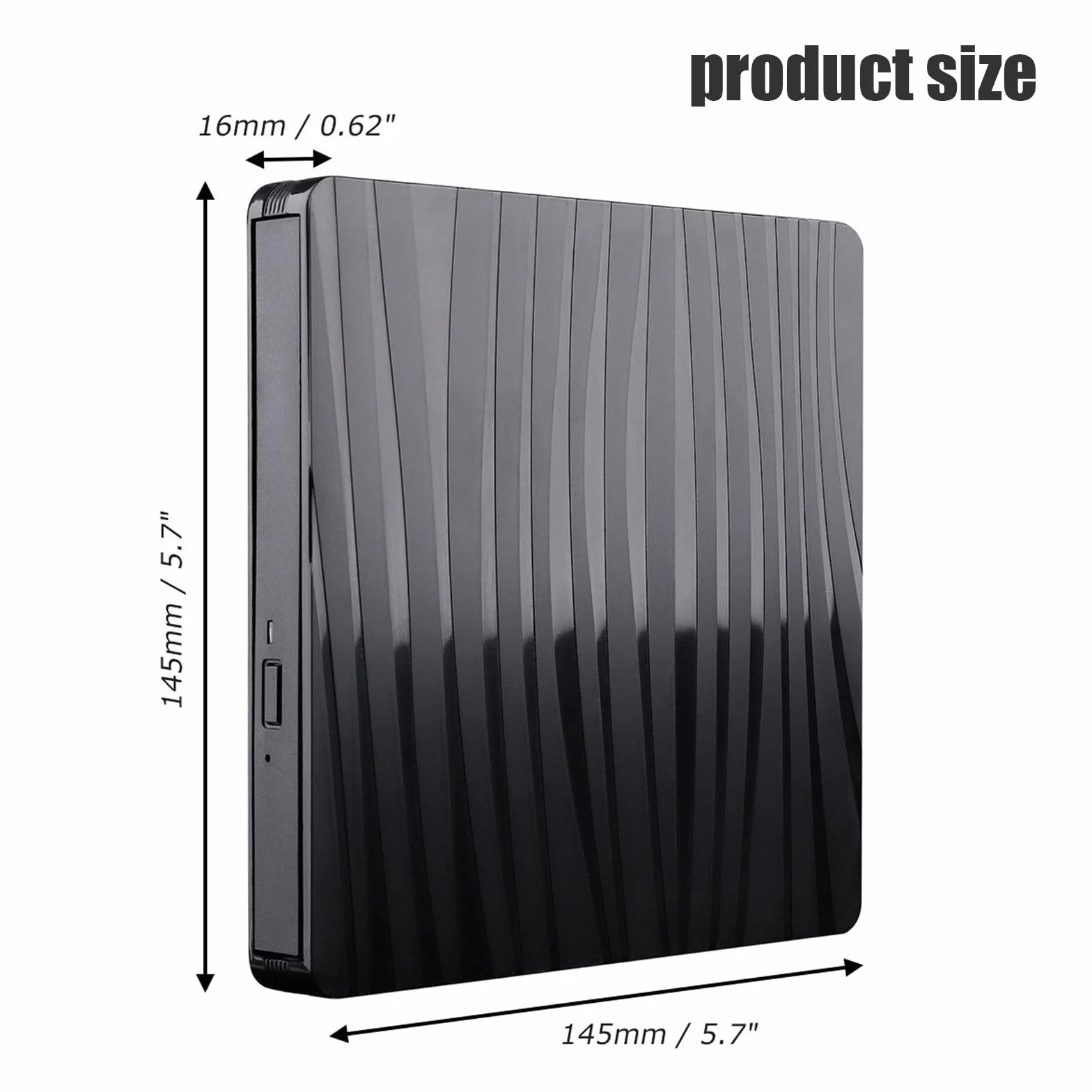 Unità DVD esterna USB 3.0 e Type-C portatile CD DVD +/-RW ROM drive per computer portatile PC desktop, CD DVD Burner Reader compatibile con sistemi operativi Windows XP / 2003 / Vista /7 /8/10/11