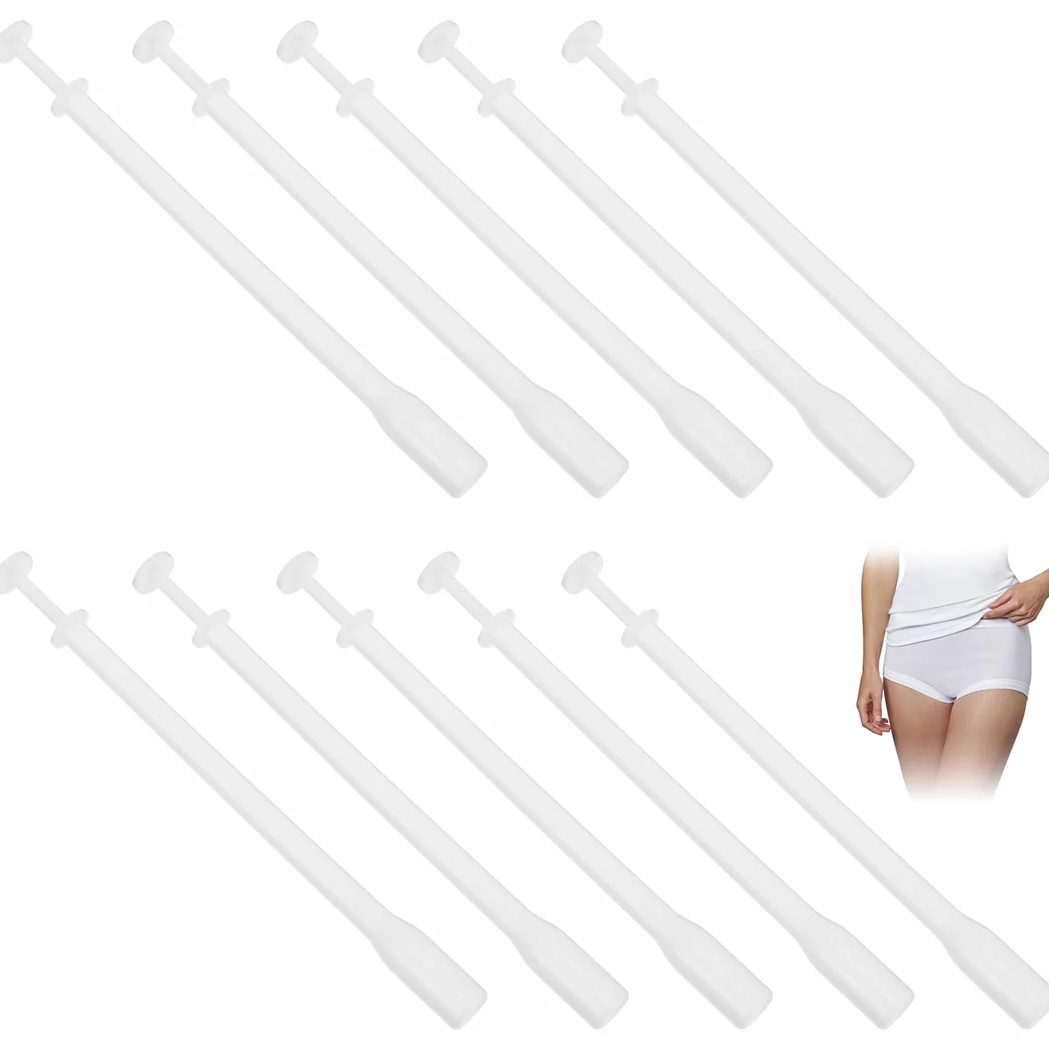 Applicatori Vaginali Monouso 10Pcs Lubrificante Personale Iniettore Siringa