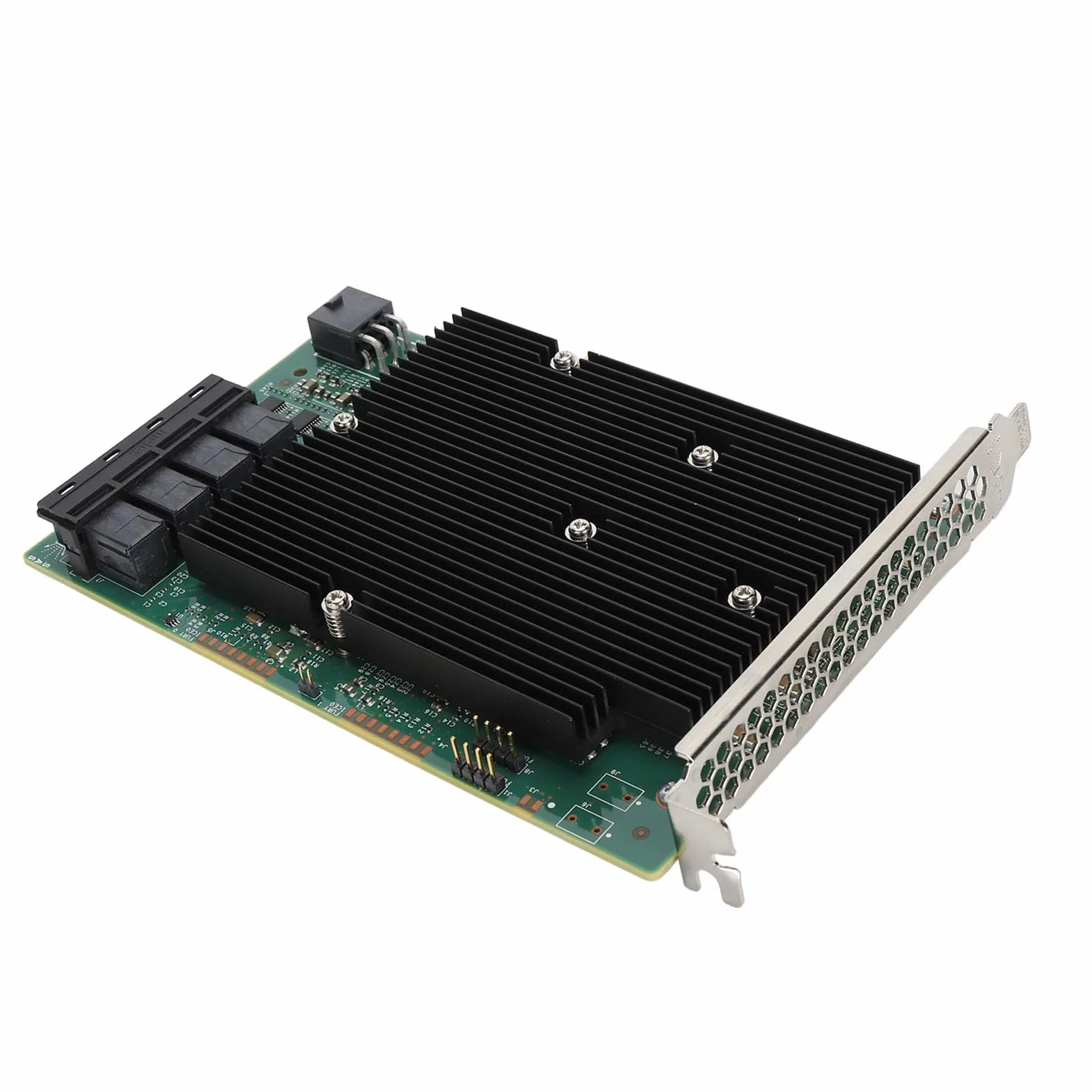 Wakects Scheda HBA LSI SAS 9300 16I, Controller SAS PCIe 3.0 a 16 Porte 12Gb/s con connettività di Archiviazione Ad Alte Prestazioni per VMware FreeBSD