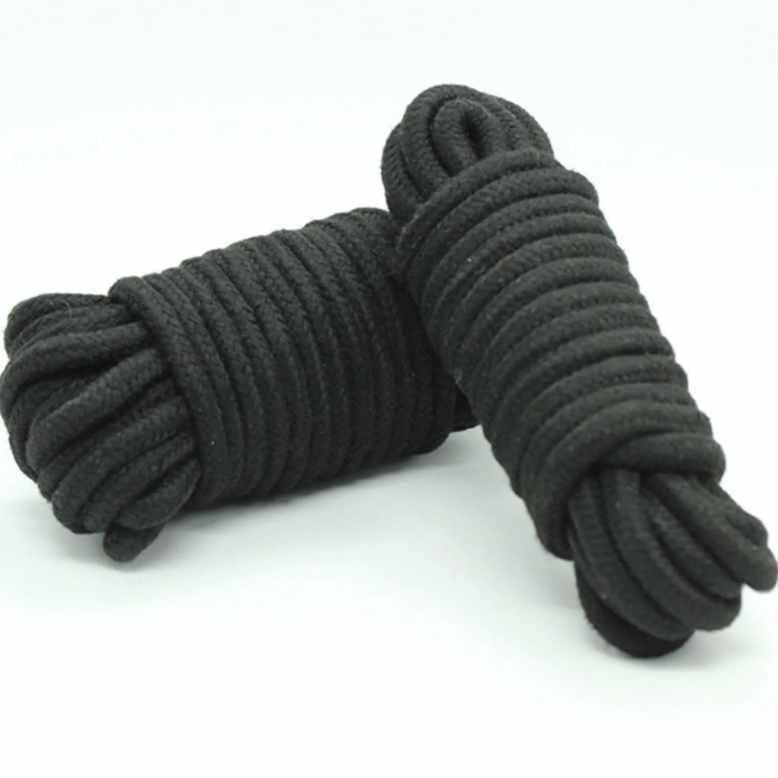 Corde in cotone spesso 10 metri per relax corpo Nero