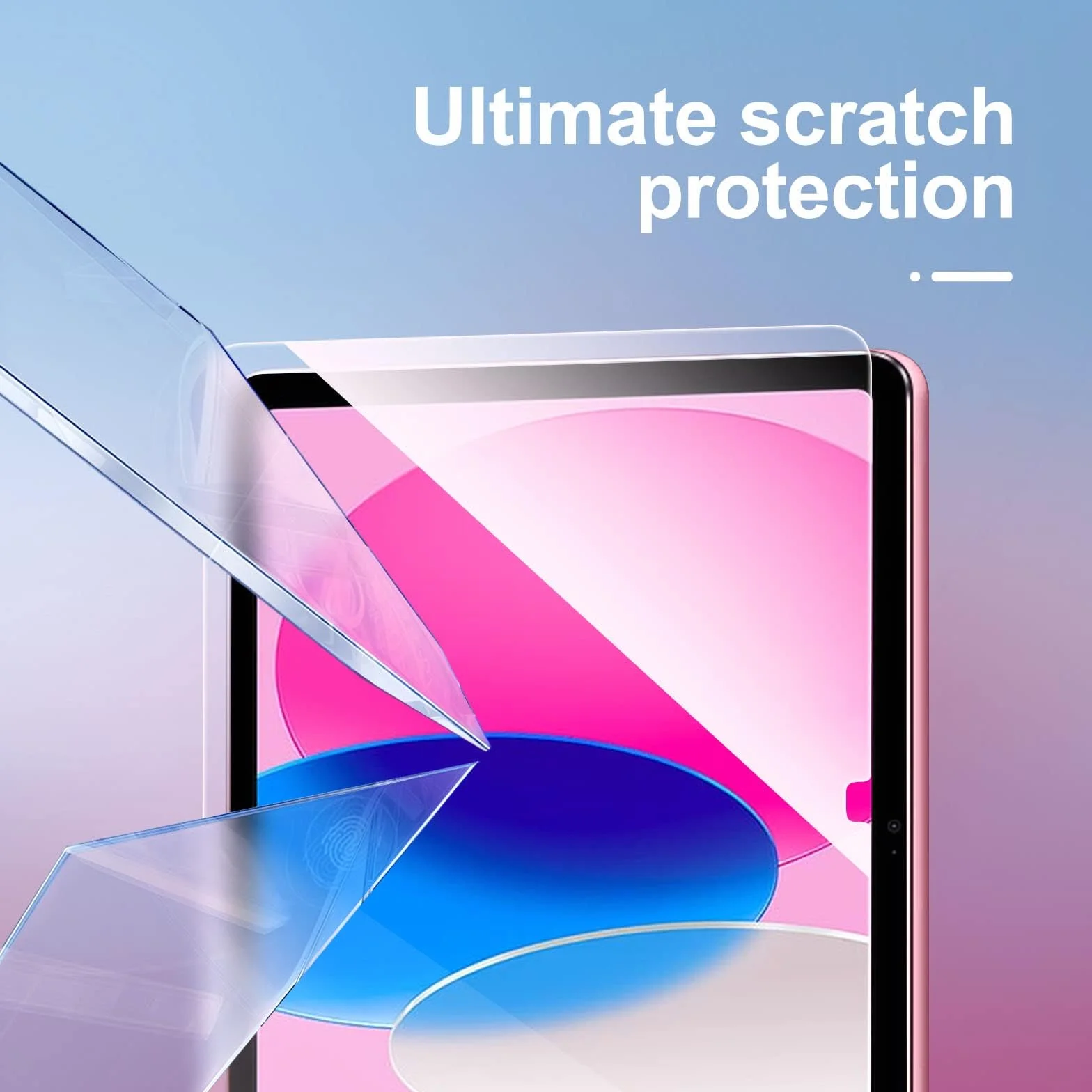 NEW'C Pellicola Protettiva Vetro Temperato 9H per iPad 11a Gen 2025 10a Gen 2022 10,9 Pollici 2 Pezzi