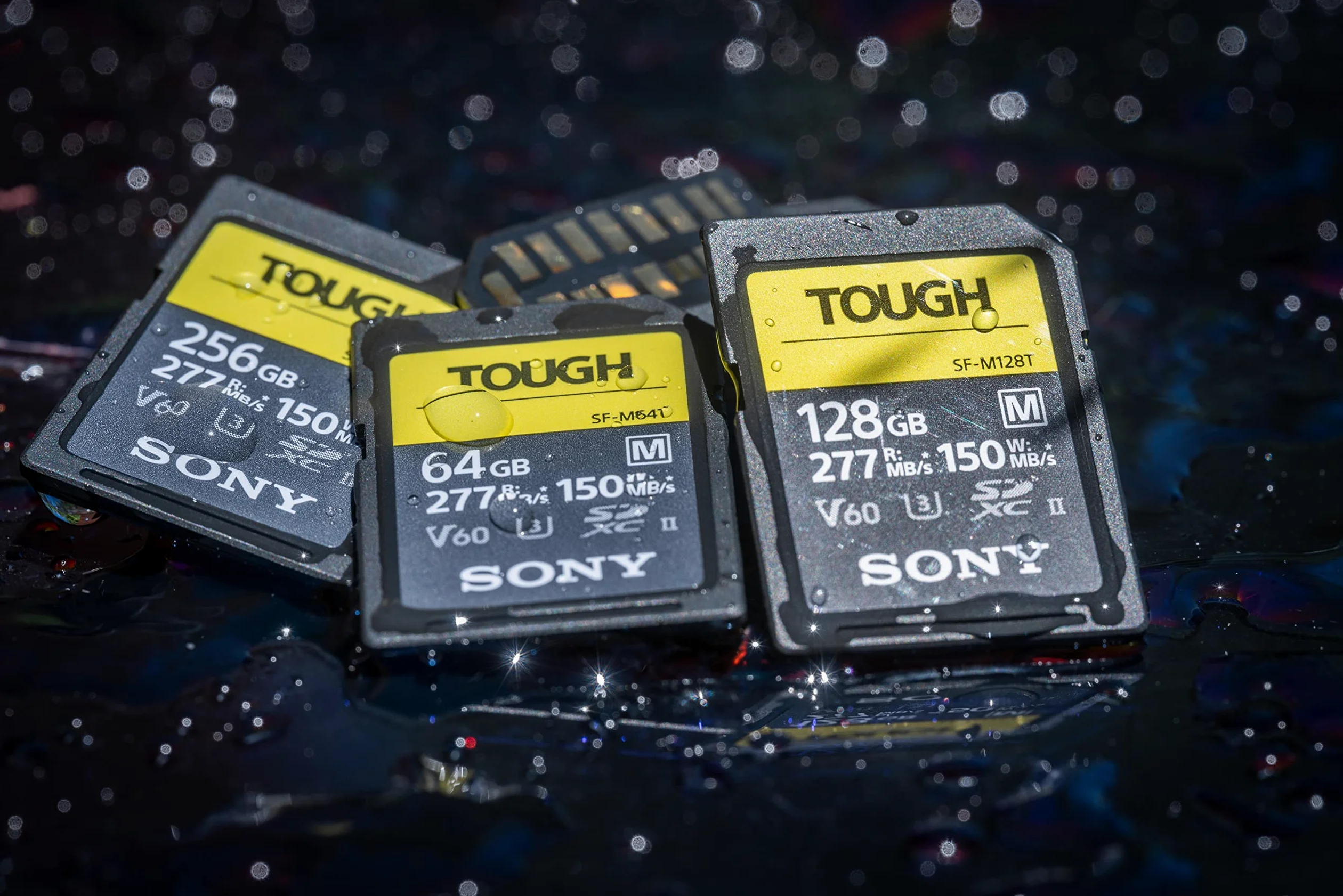 Sony Memoria SD-HC 256 GB, Serie G Tough ; x18 resistente, UHS II U3 R300MB/s W299MB/s, Video speed class : V90