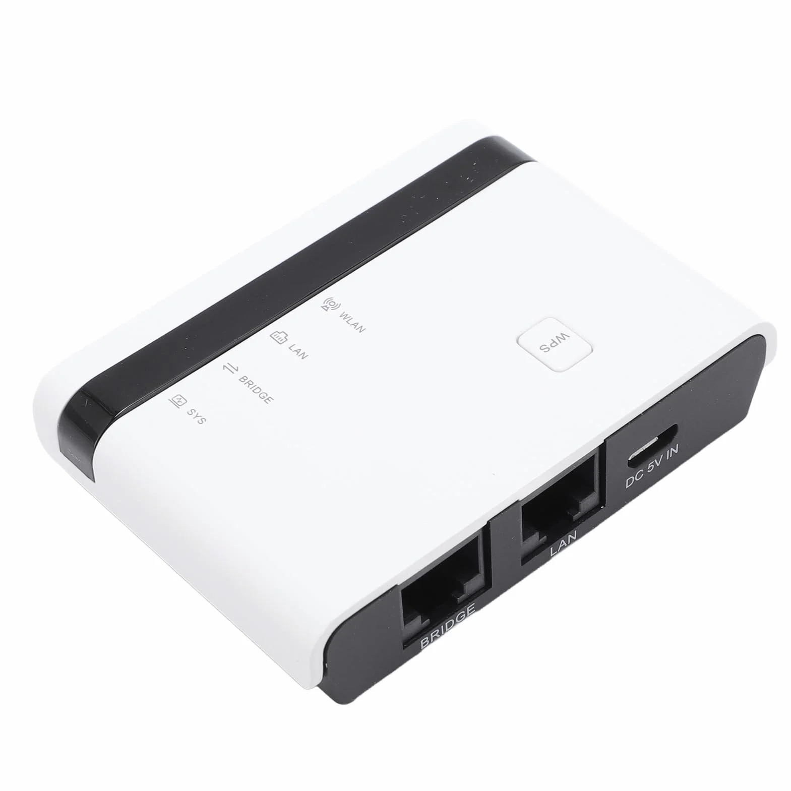 Bridge LAN Ethernet Wireless USB Print Server 2.0 per 4 Stampanti con Porta USB da 480 Mbps Rete da 100 Mbps per 7/8/10/11/OS X (Spina europea)