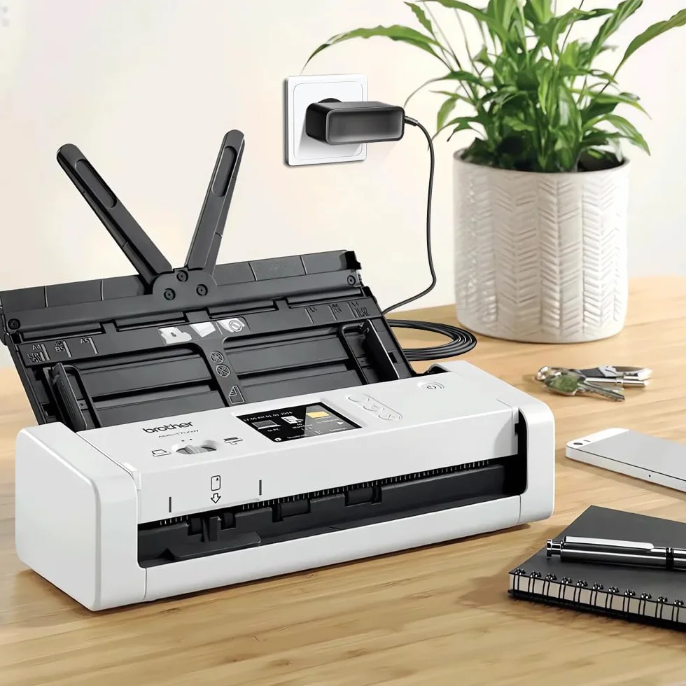 KFD 5V 3A Caricabatterie Alimentatore Per Brother ADS-1700 W ADS-1190 ADS-1200 ADS-1250W Scanner Portatile