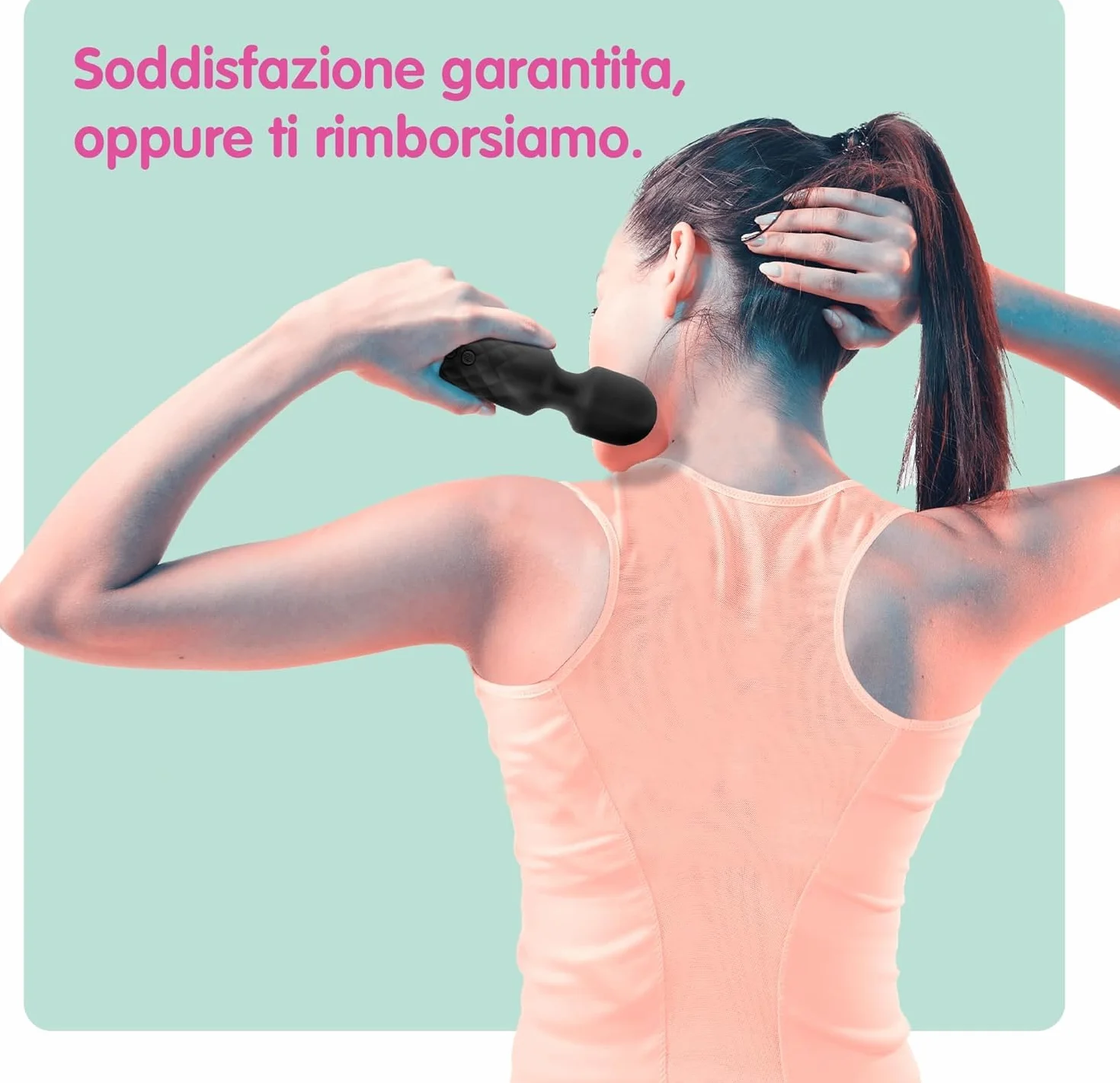 Vibratore Sessuale per Donna Oliver James - Stimolatore Punto G con 8 Velocità e 20 Modalità - Nero Intenso