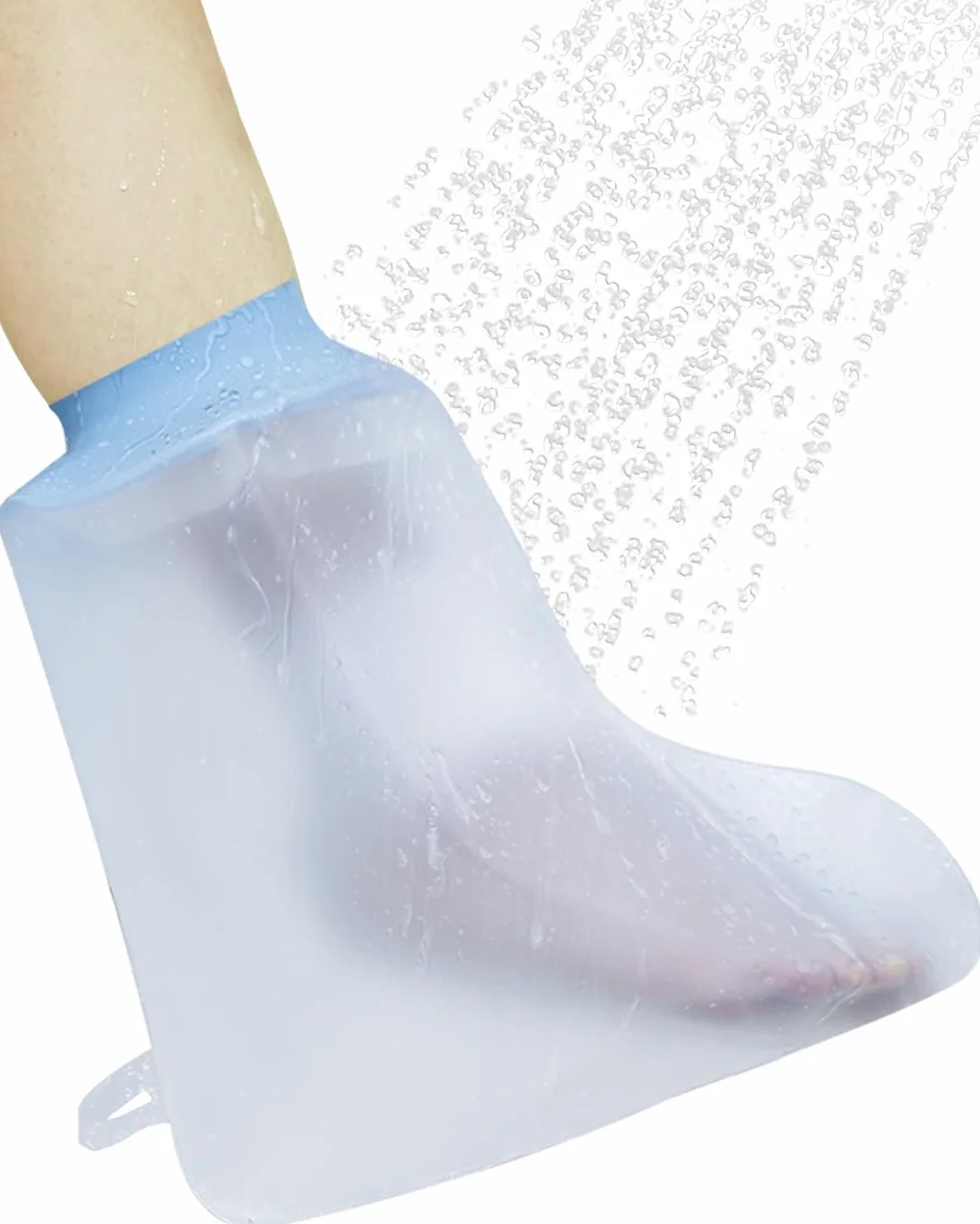 CureSquad Copertura Impermeabile Piede Morbido Confortevole Copri Gesso Doccia Protezione Riutilizzabile