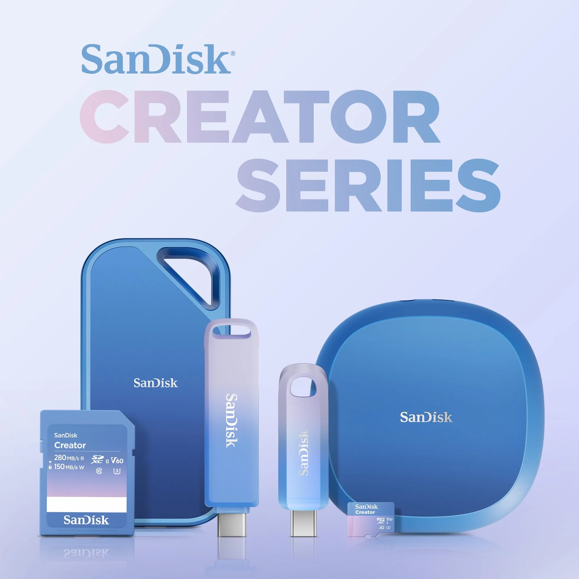 SANDISK Creator Carta microSDXC UHS-I 256 GB + Adapter (Per Smartphone, Action Camera e Droni, 5,3K i 4K, A2, C10, V30, U3, fino a 190 MB/s, 3 mesi di Adobe Lightroom inclusi)