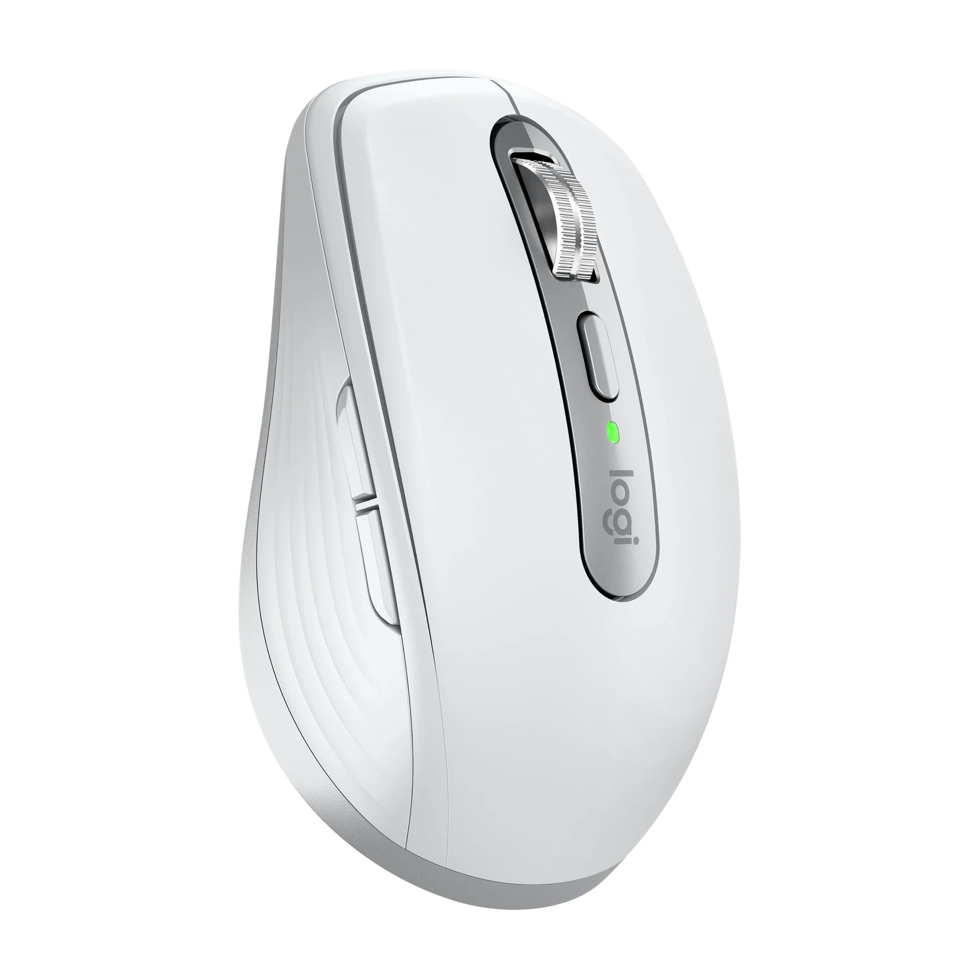 Logitech MX Anywhere 3S for Business - Mouse senza fili per professionisti | Windows/Mac/Chrome/Linux, Bluetooth, clic silenzioso, sicurezza Logi Bolt, compatto, 8K DPI, scorrimento MagSpeed - Pale Grey
