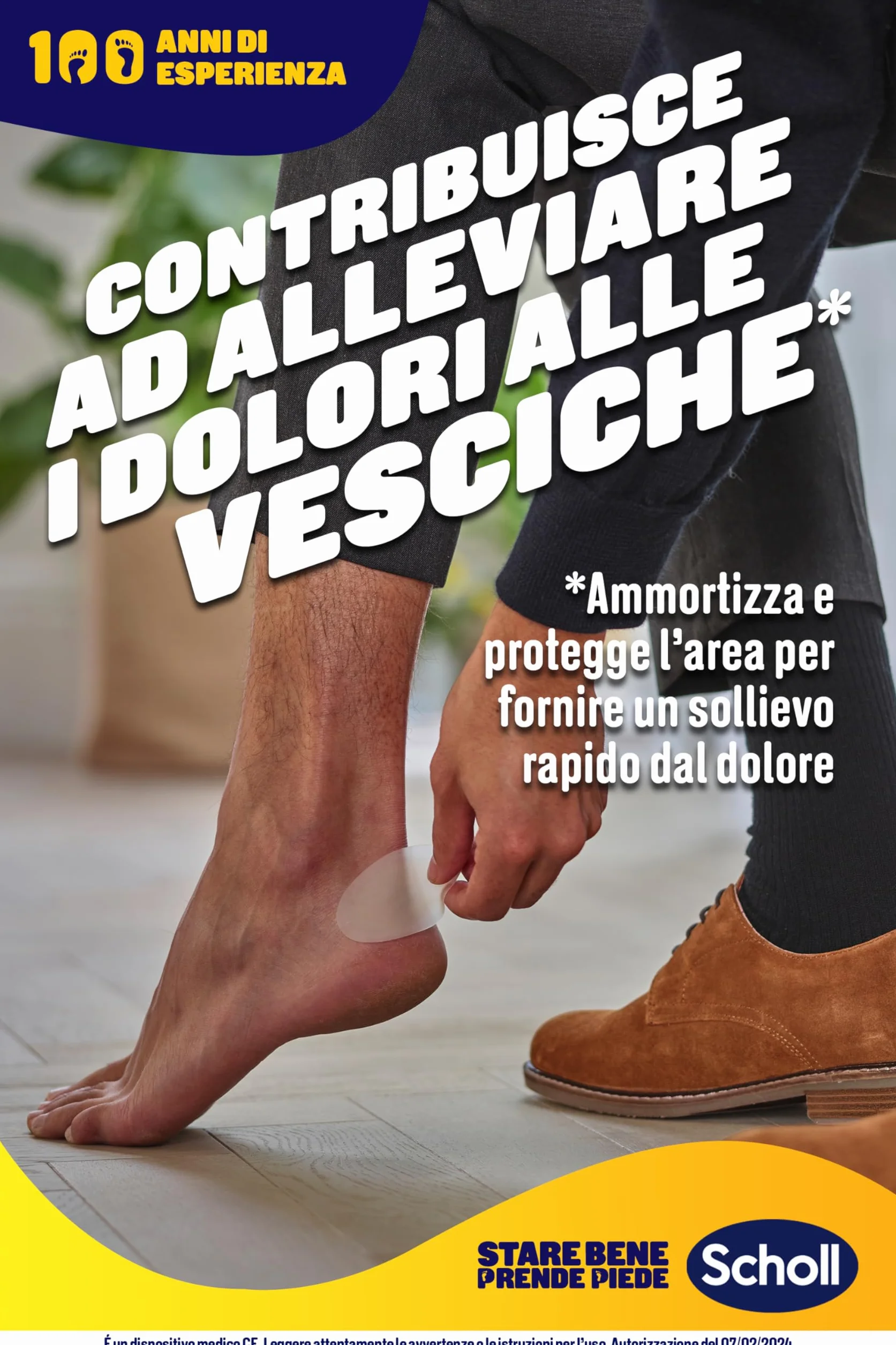 Scholl Cerotti per le Vesciche, 5 Cerotti per il Tallone