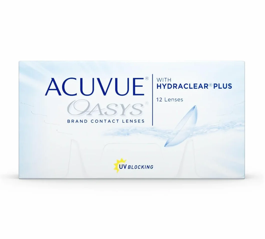 ACUVUE OASYS HYDRACLEAR PLUS Lenti a Contatto Quindicinali Protezione UV -7.00 BC 8.4 DIA 14.0 12 Lenti