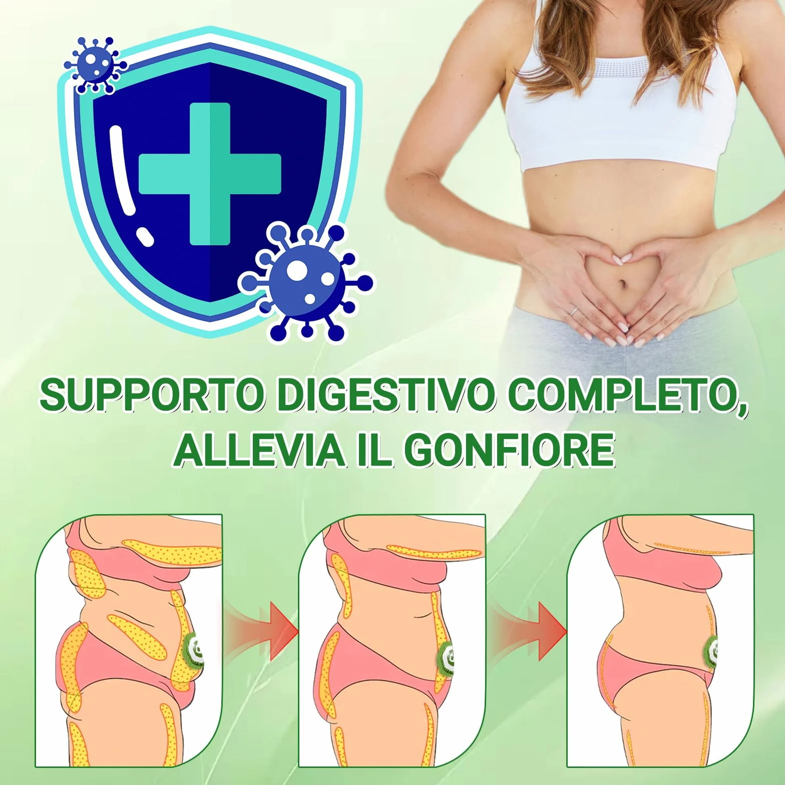 Morina NAD+ Cerotto Micronedle Avanzato 12-IN-1 Naturali Moringa Cerotti Dimagranti per Addome Braccia Gambe (2 Scatole)