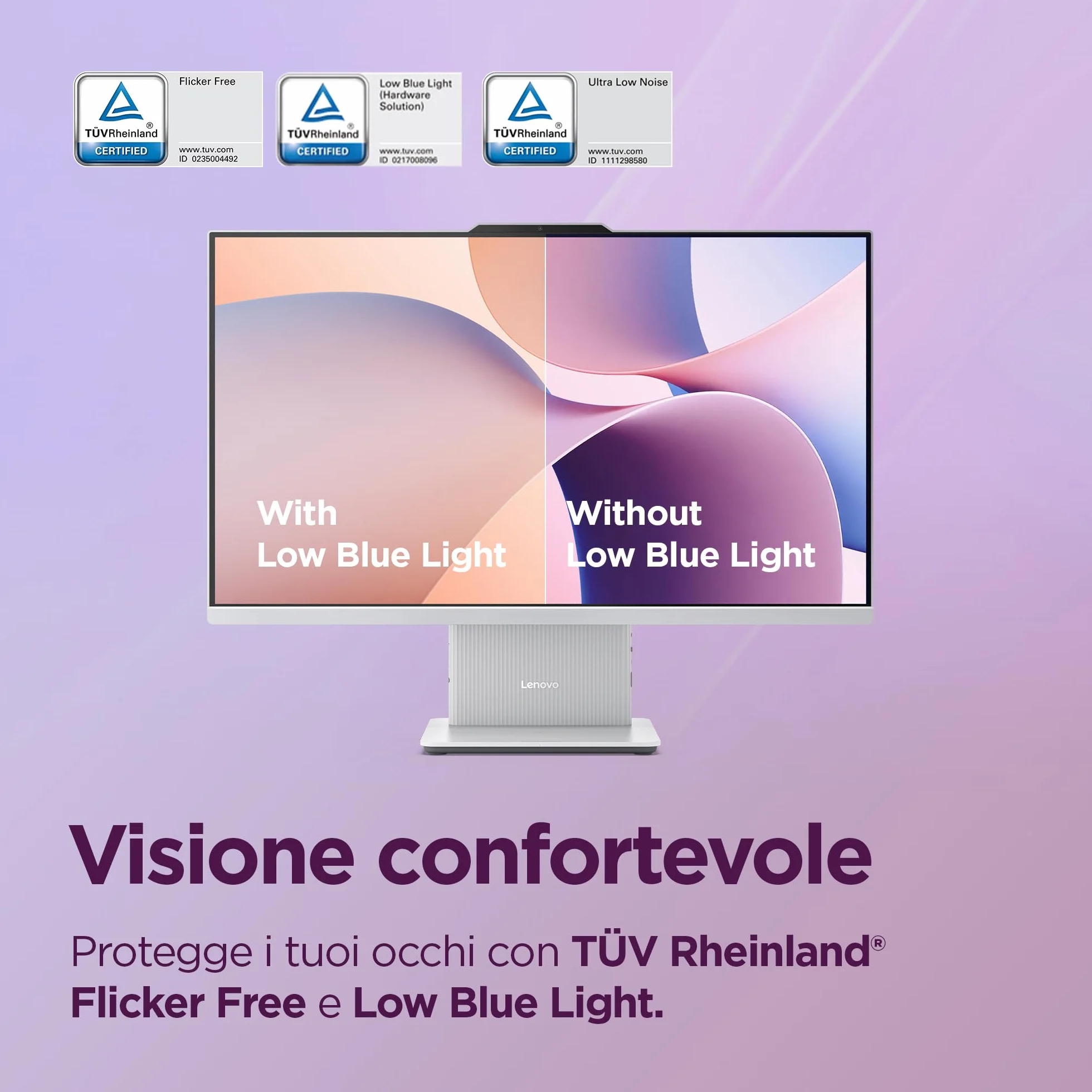 Lenovo IdeaCentre All-In-One 27" FHD AMD Ryzen 5 7533HS 512GB SSD 16GB RAM WiFi 6 Windows 11